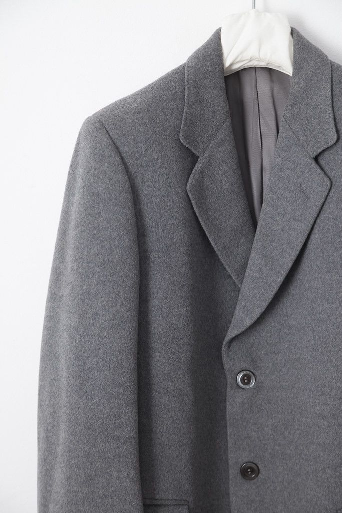 Ermenegildo Zegna Vintage grey virgin wool coat Size US M / EU 48-50 / 2 - 2 Thumbnail