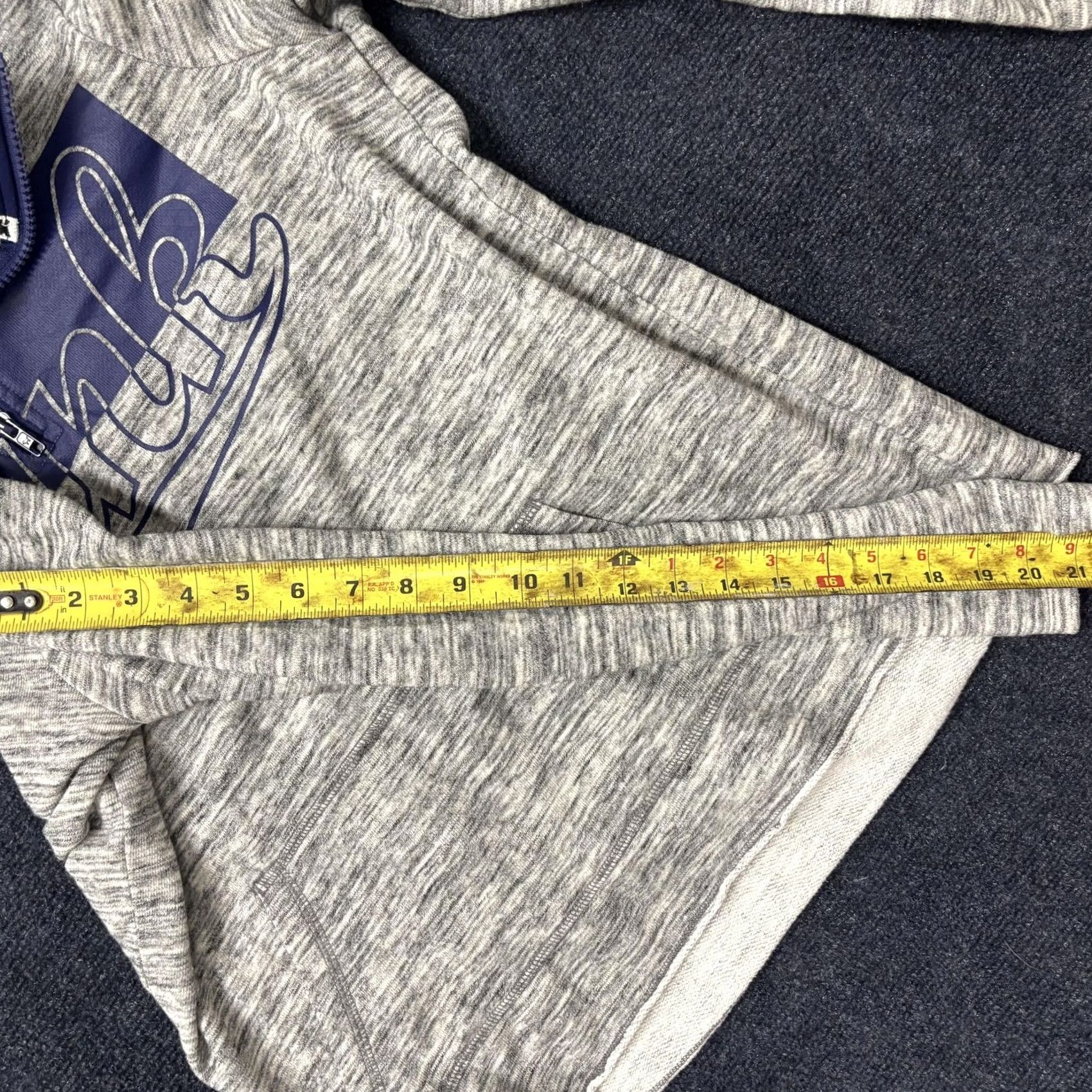 Pinko Victoria's Secret PINK Sweatshirt Womens XS Gray Script Logo 1/4 Zip Pullover Size XS / US 0-2 / IT 36-38 - 5 Thumbnail