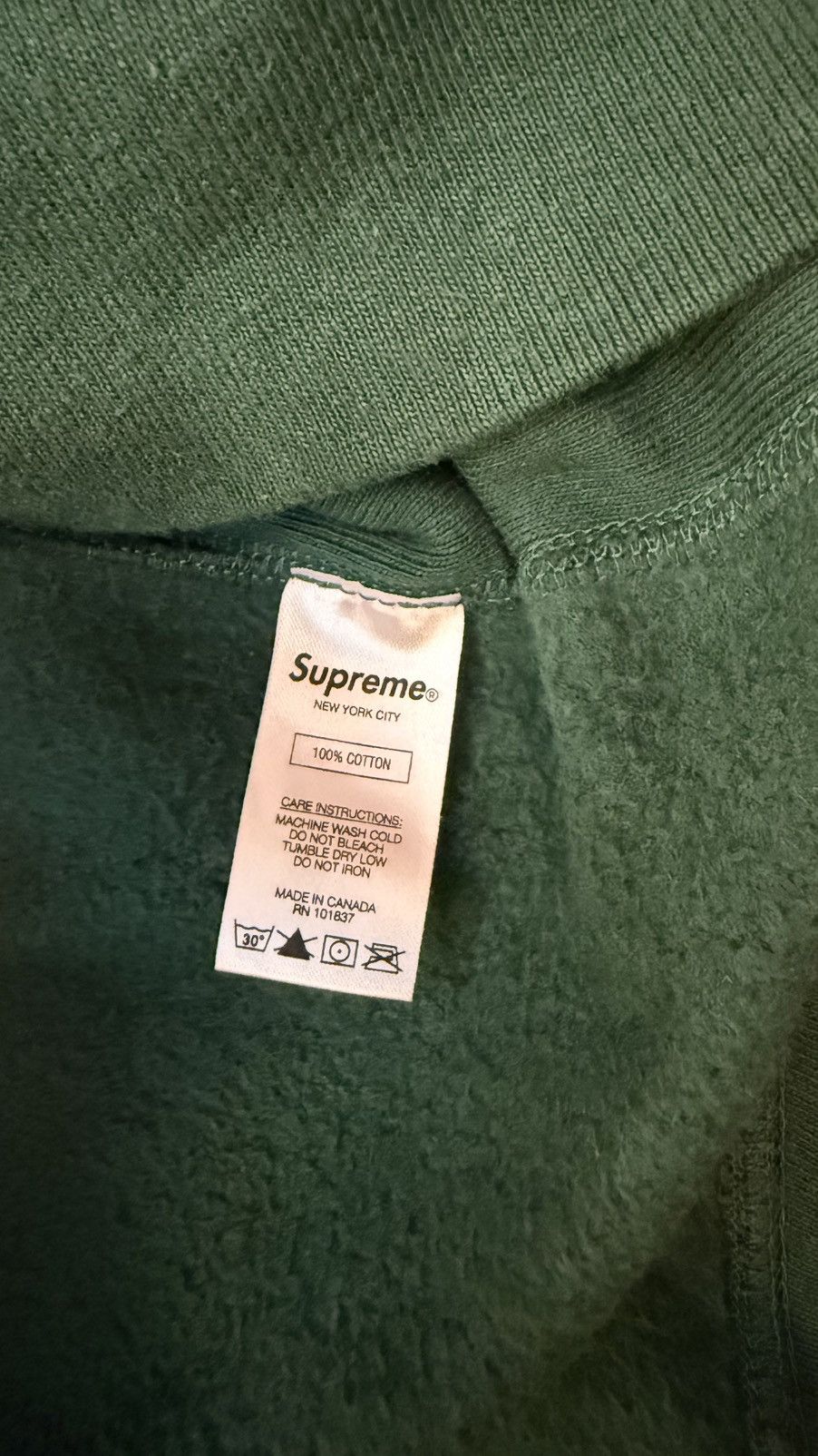 Supreme Supreme Box Logo Crewneck (FW18) Dark Green Size US M / EU 48-50 / 2 - 6 Thumbnail