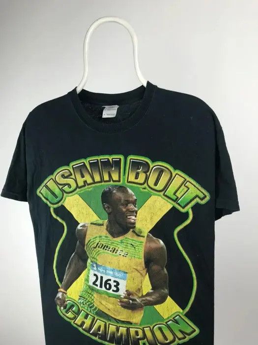 Band Tees Usain Bolt T-shirt champion vintage band tee size Medium Size US M / EU 48-50 / 2 - 2 Thumbnail
