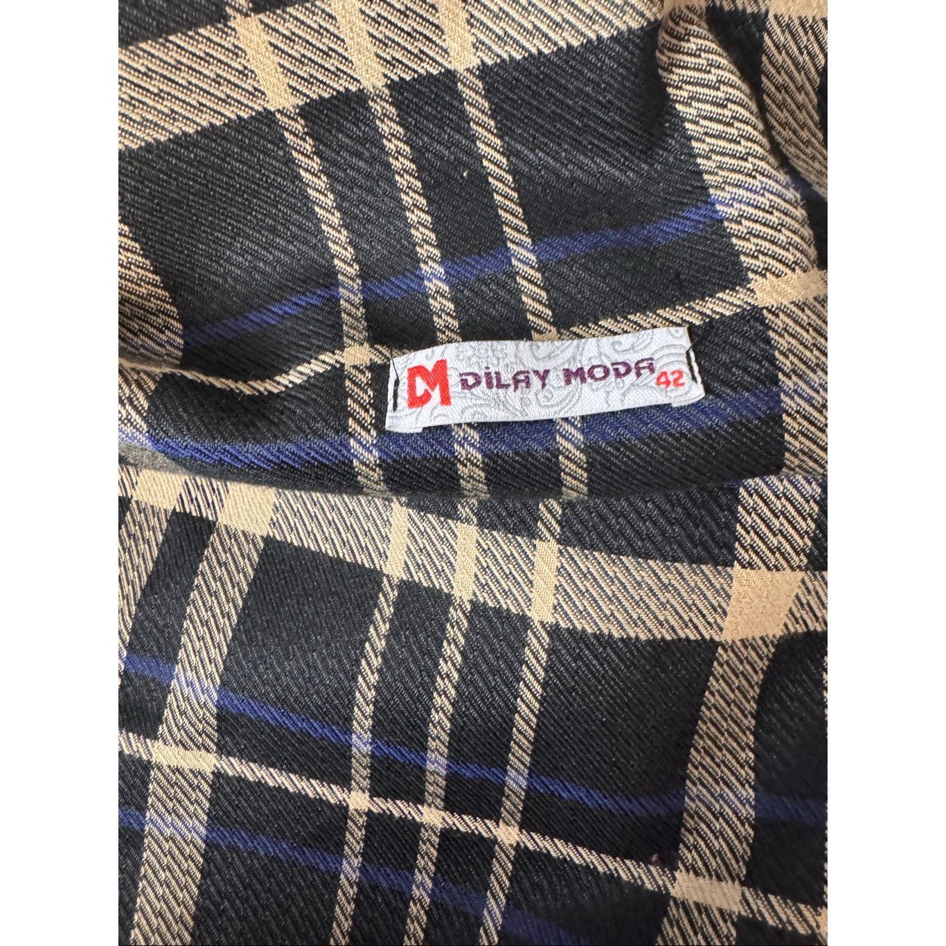 MoMA Dilay Moda Plaid Open Front Cardigan Jacket Size Small Size S / US 4 / IT 40 - 4 Thumbnail