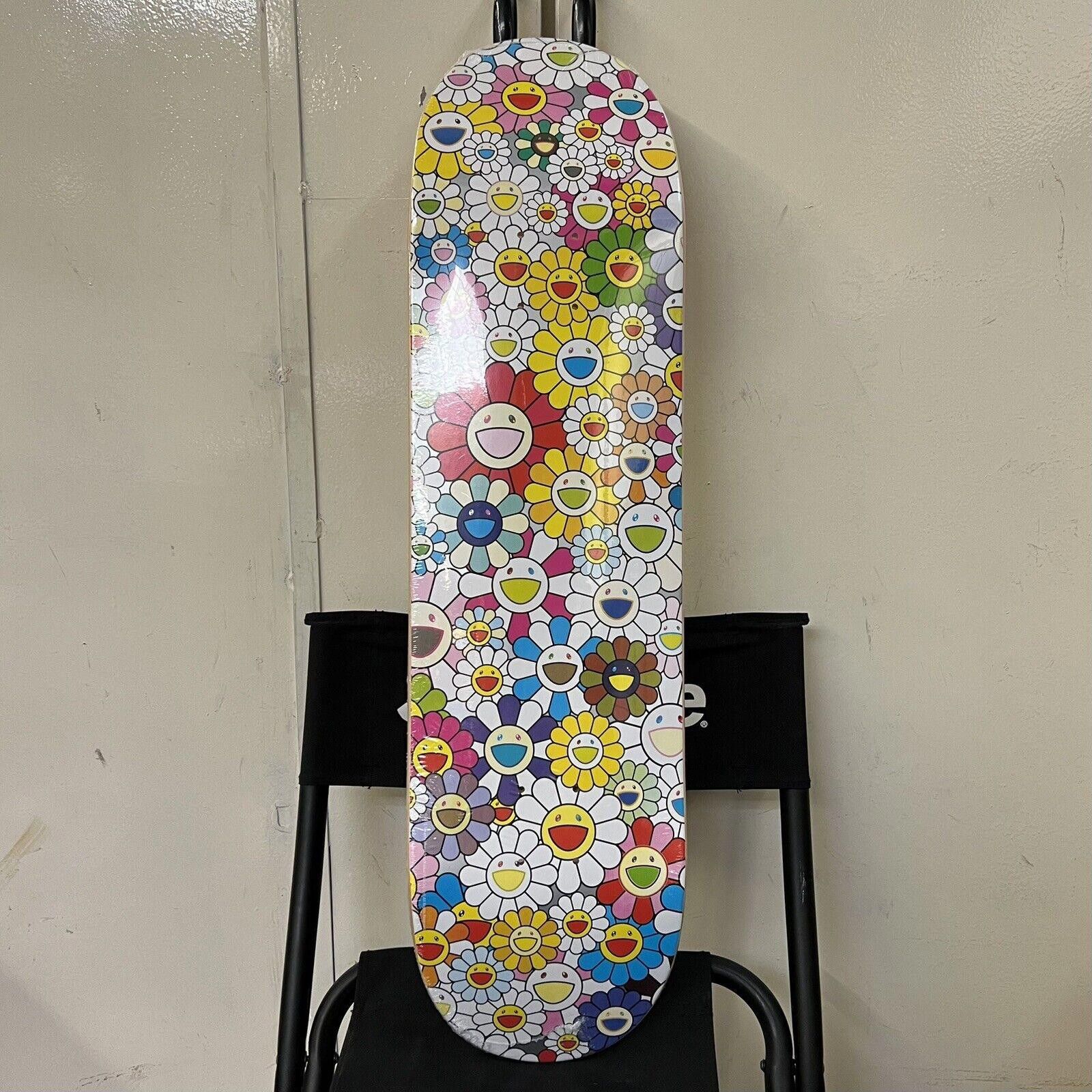 村上隆　Multi Flower 8.0 Skate Deck/Blue Takashi Murakami Flower Skateboard Decks Blue Pink ComplexCon 3set