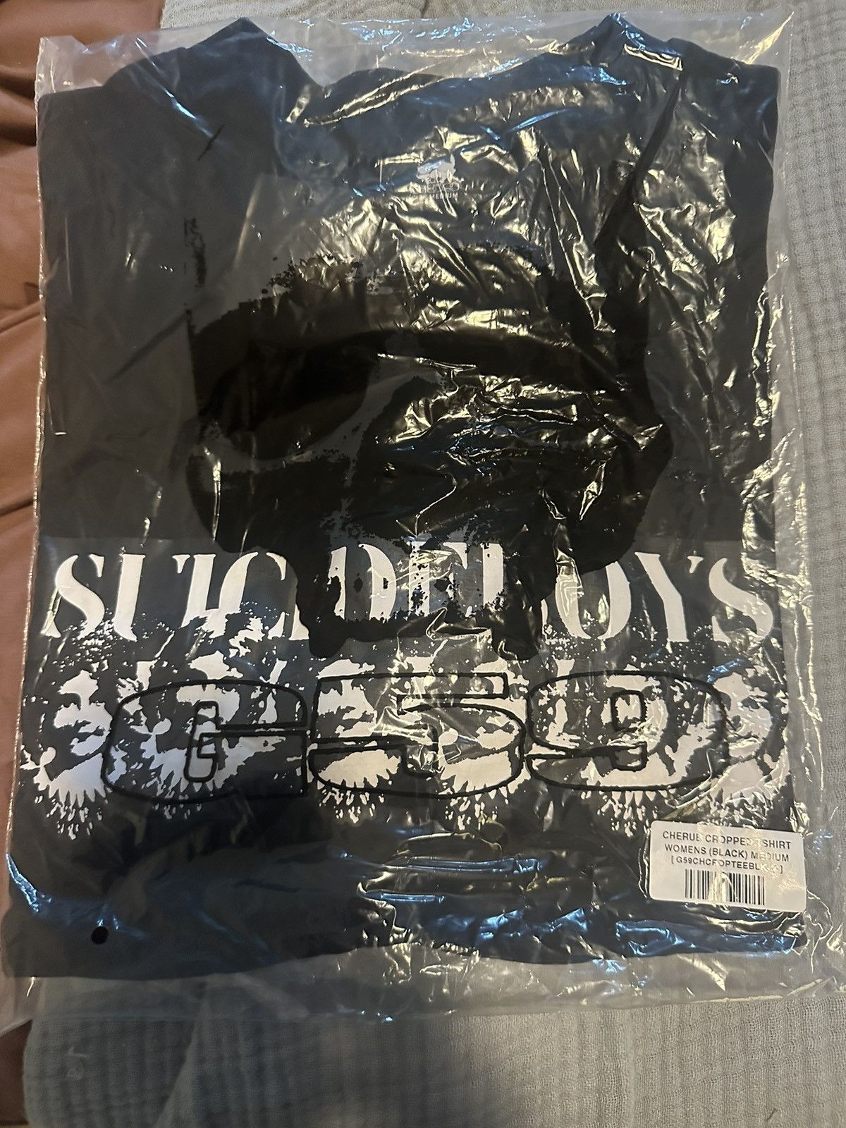 G59 Records $uicideboy$ G59 Cherub black cropped tee Size US M / EU 48-50 / 2 - 5 Thumbnail