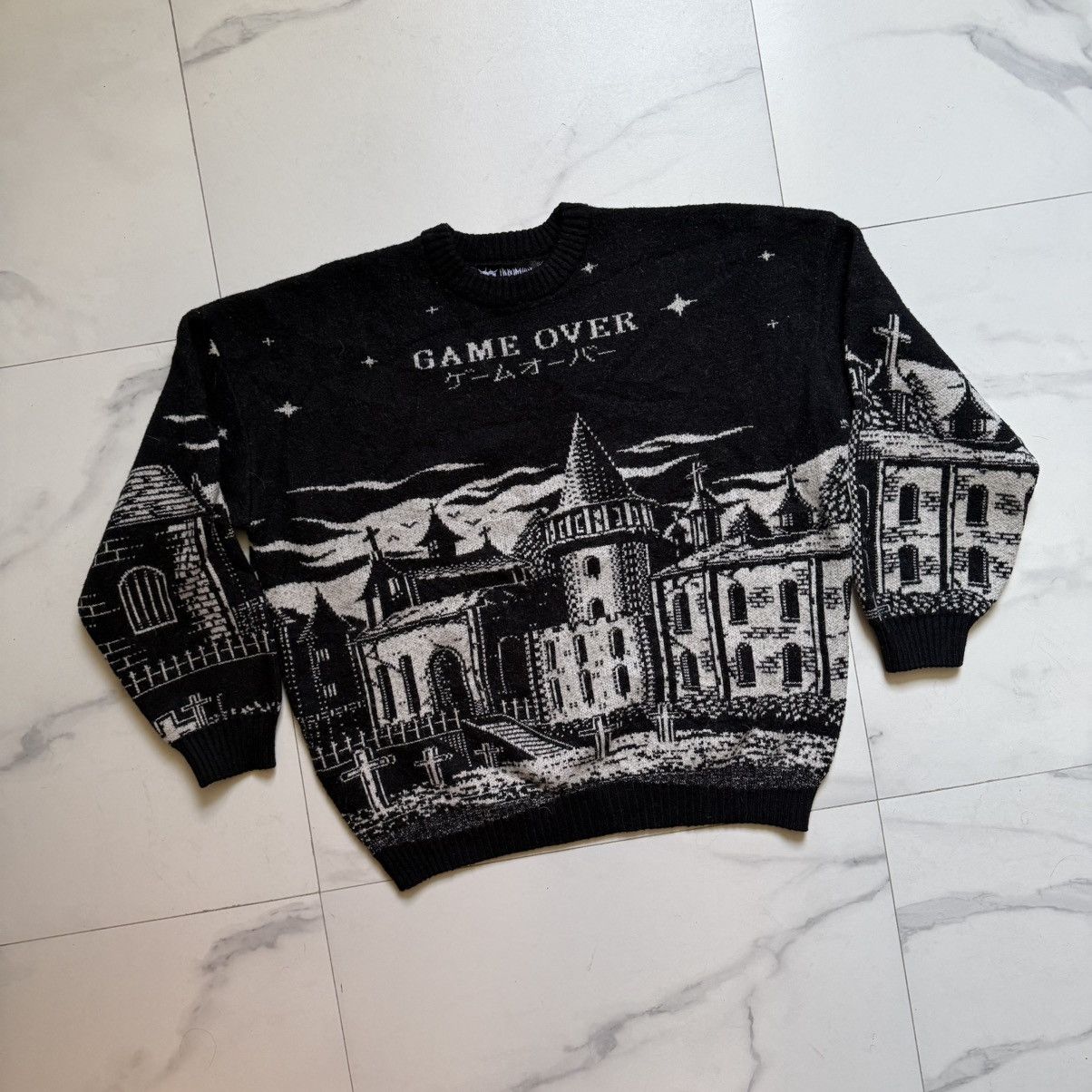 Cool Shirtz Very Ghoul Game Over Knitted Sweater Size US M / EU 48-50 / 2 - 4 Thumbnail