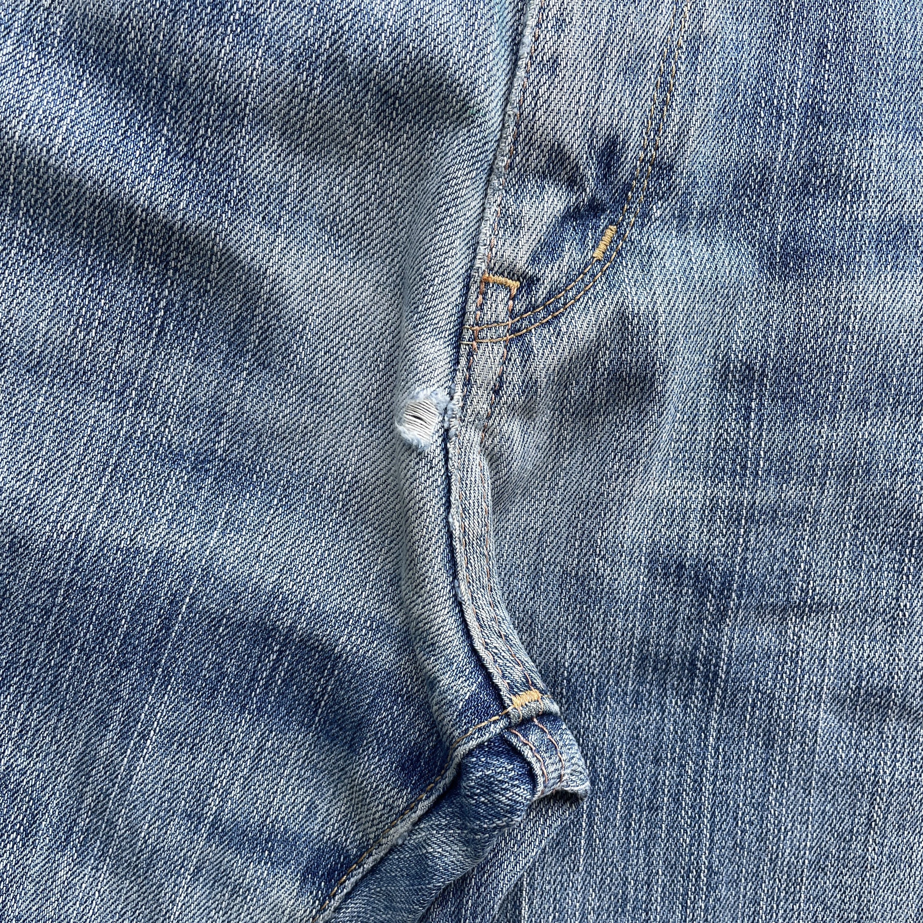 Japanese Brand VINTAGE JAPANESE BRAND FADED DENIM PANTS JEANS W31x32.5 Size US 31 - 7 Thumbnail