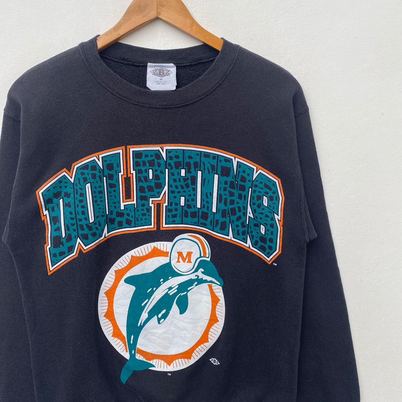 NFL VINTAGE MIAMI DOLPHINS NFL SWEATSHIRT MEDIUM PULLOVER Size US M / EU 48-50 / 2 - 3 Thumbnail