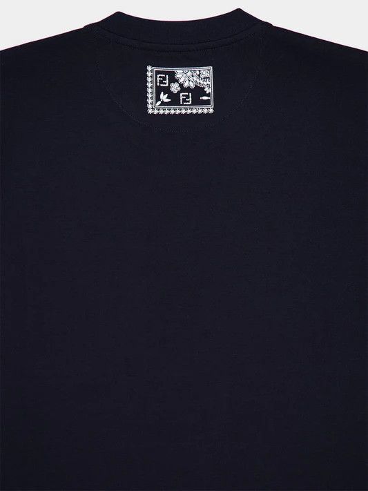 Fendi o1s1wg110526 T-Shirt in Dark Blue Size US L / EU 52-54 / 3 - 4 Thumbnail