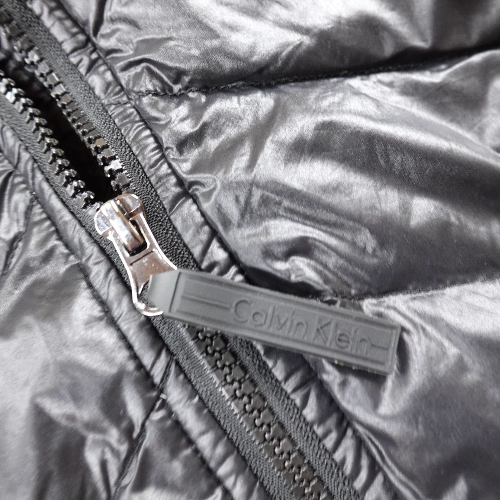Calvin Klein Calvin Klein Vest Womens L Black Quilted Packable Performance Down Puffer Jacket Size L / US 10 / IT 46 - 4 Thumbnail