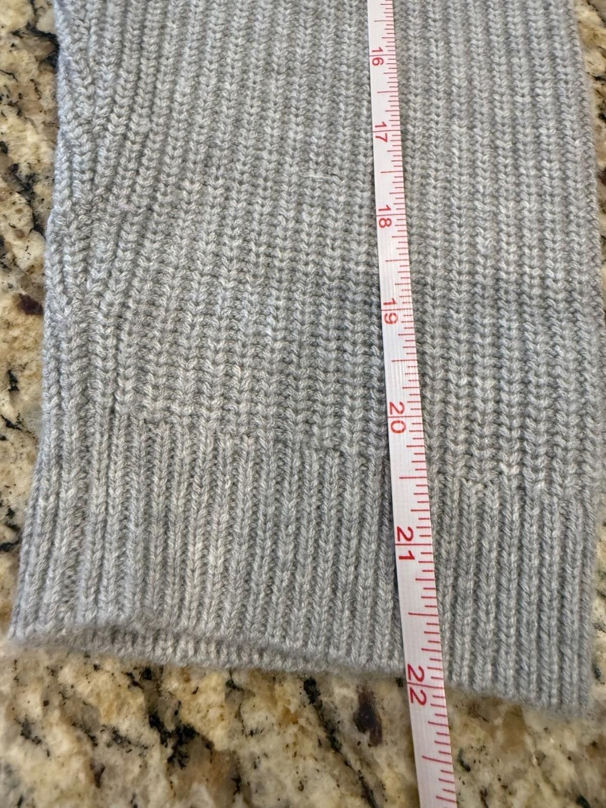 Other Talbots Plus Petites gray wool blend sweater cable knit 2XP Size XXL / US 16-18 / IT 52-54 - 9 Thumbnail