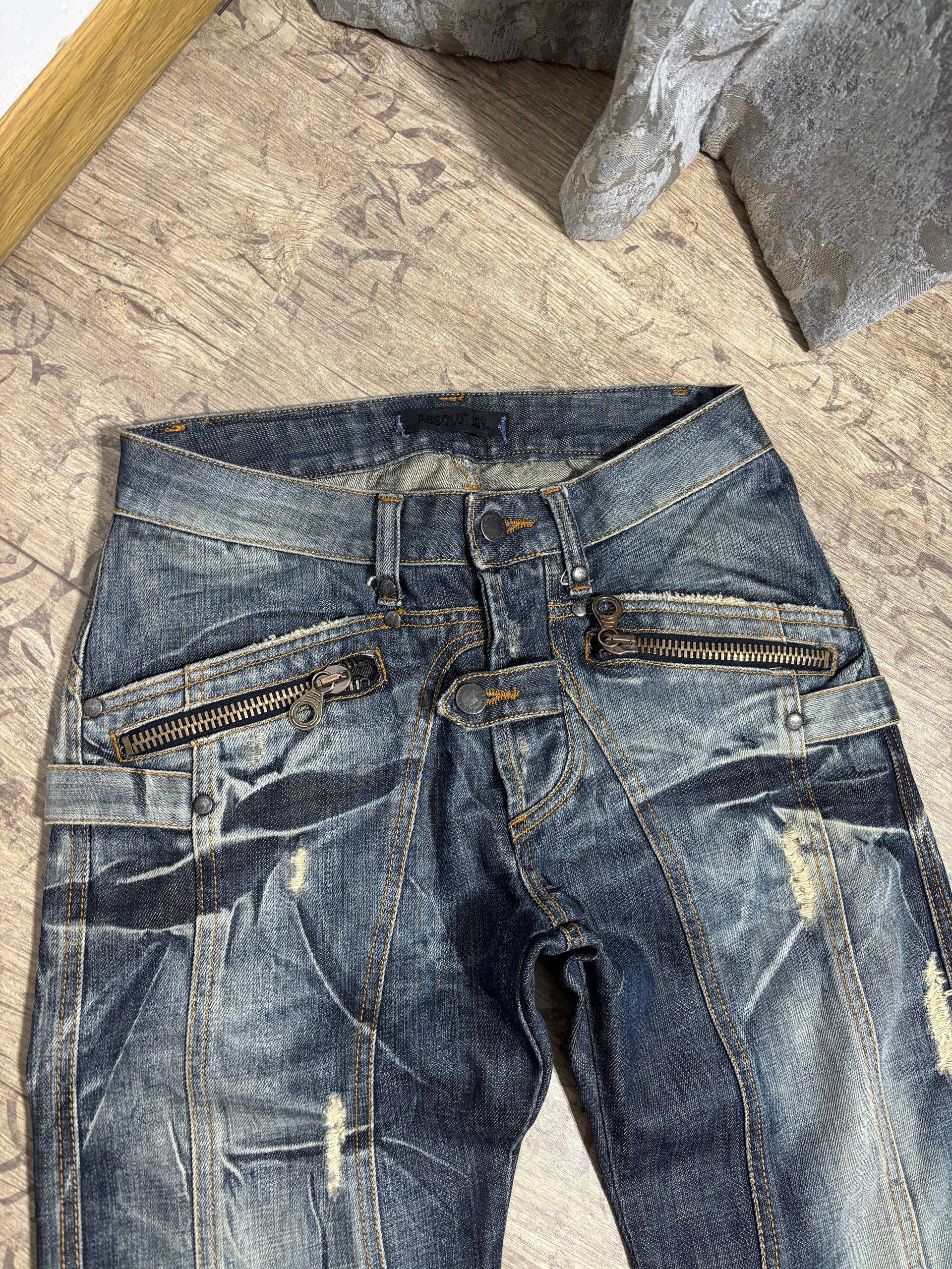 Absolut Joy Absolut Joy Fade Distressed Damage Jeans Sz 28 Size US 28 / EU 44 - 5 Thumbnail