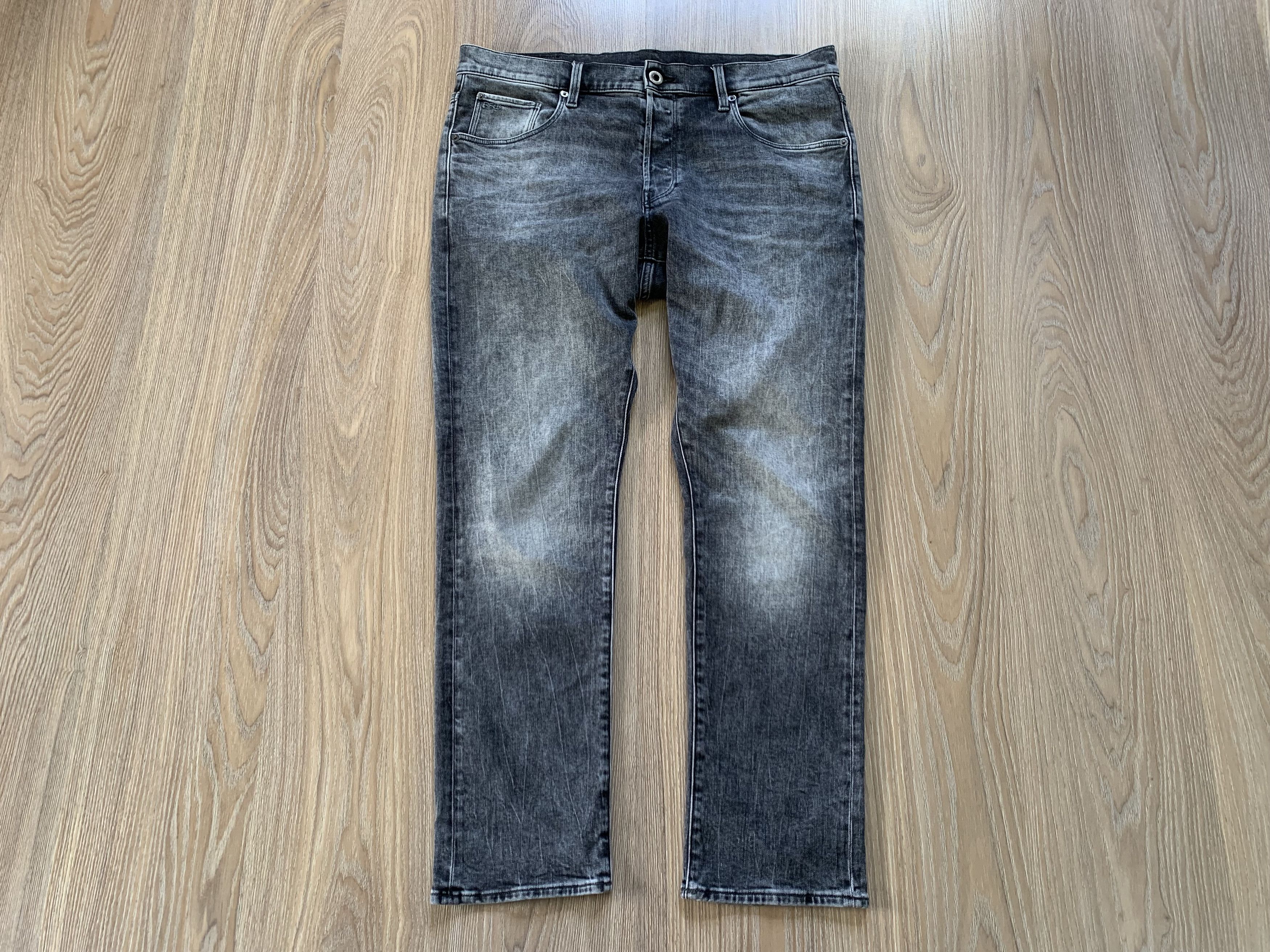 G-Star G-Star Raw 3301 Regular Tapered Grey Jeans Size US 36 / EU 52 - 2 Thumbnail
