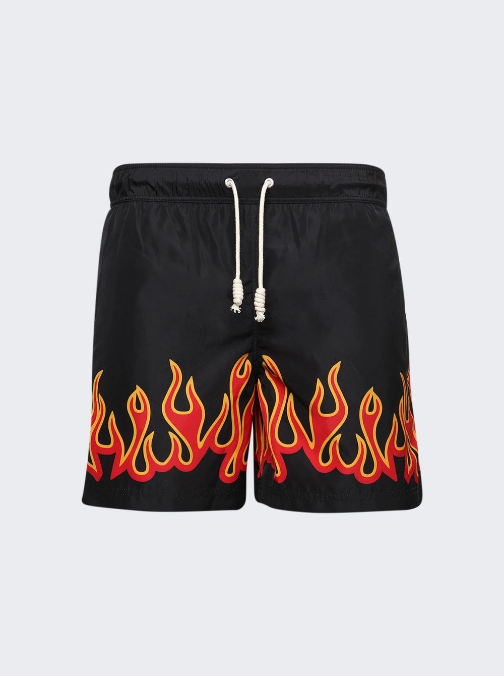 Palm Angels o1gr1nt0425 Burningflames Print Swimshort in Black Size US 30 / EU 46 - 1 Thumbnail