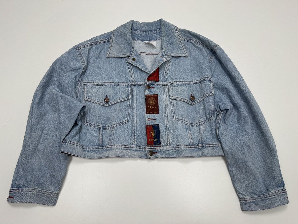 Other Vintage Italian Denim Jacket Rare Patchwork Details boxy cut Size US L / EU 52-54 / 3 - 1 Thumbnail