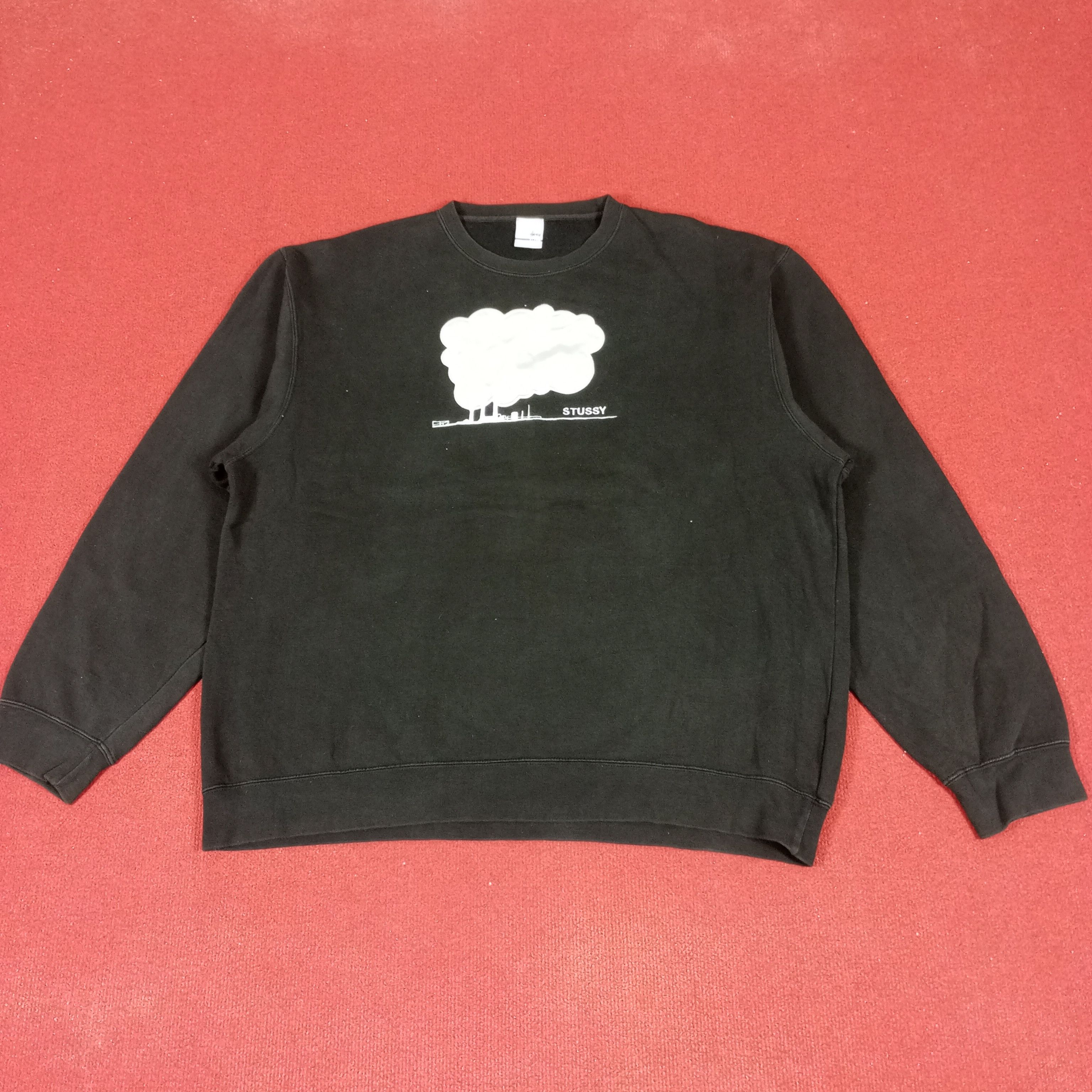 Stussy × Vintage Stussy Streetwear Style Custom Art Sweatshirt Size US XXL / EU 58 / 5 - 3 Thumbnail