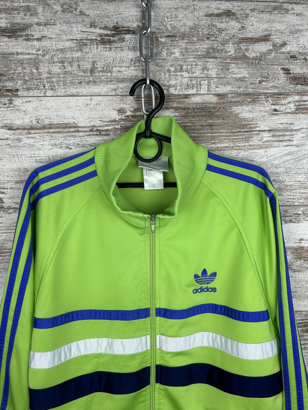 Adidas × Vintage Mens Vintage Adidas Olympic 90s track jacket stripes rare Size US S / EU 44-46 / 1 - 2 Thumbnail