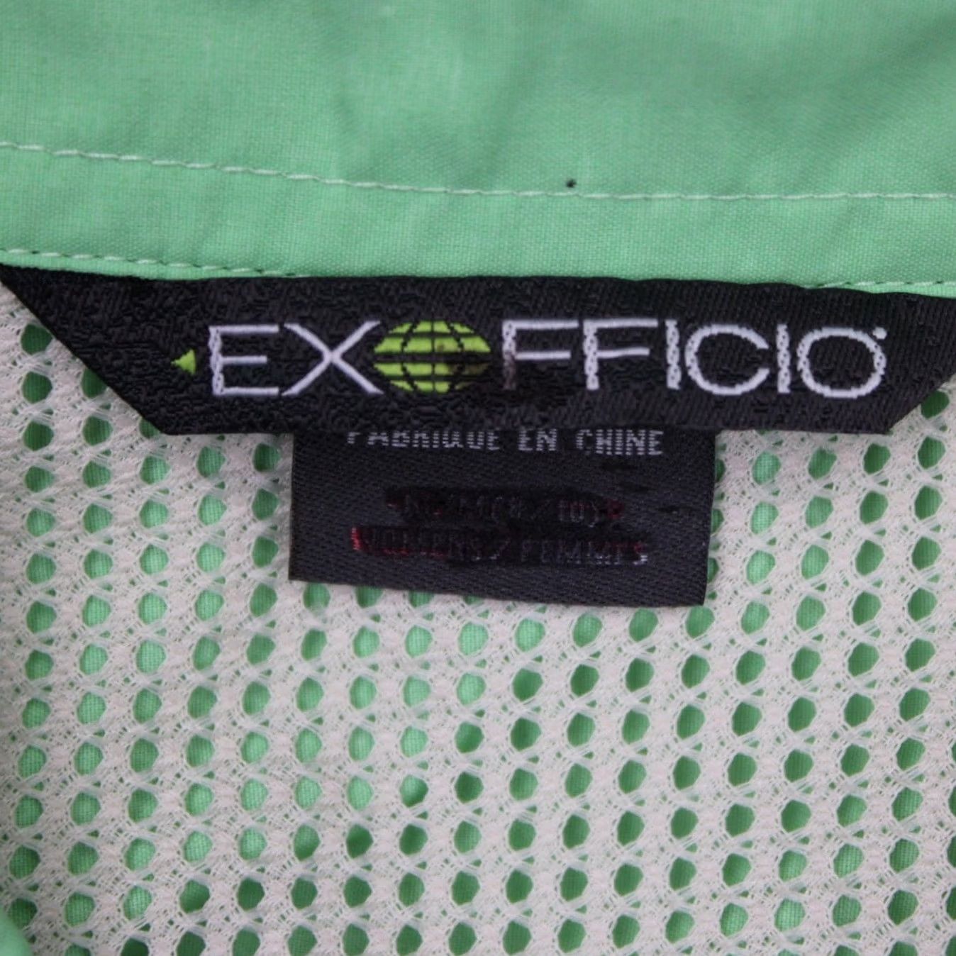 ExOfficio ExOfficio Shirt Womens Medium Green Button-Up Short Sleeve Nylon/Polyester Breathable Ventilated Outdoor Casual Size M / US 6-8 / IT 42-44 - 7 Thumbnail