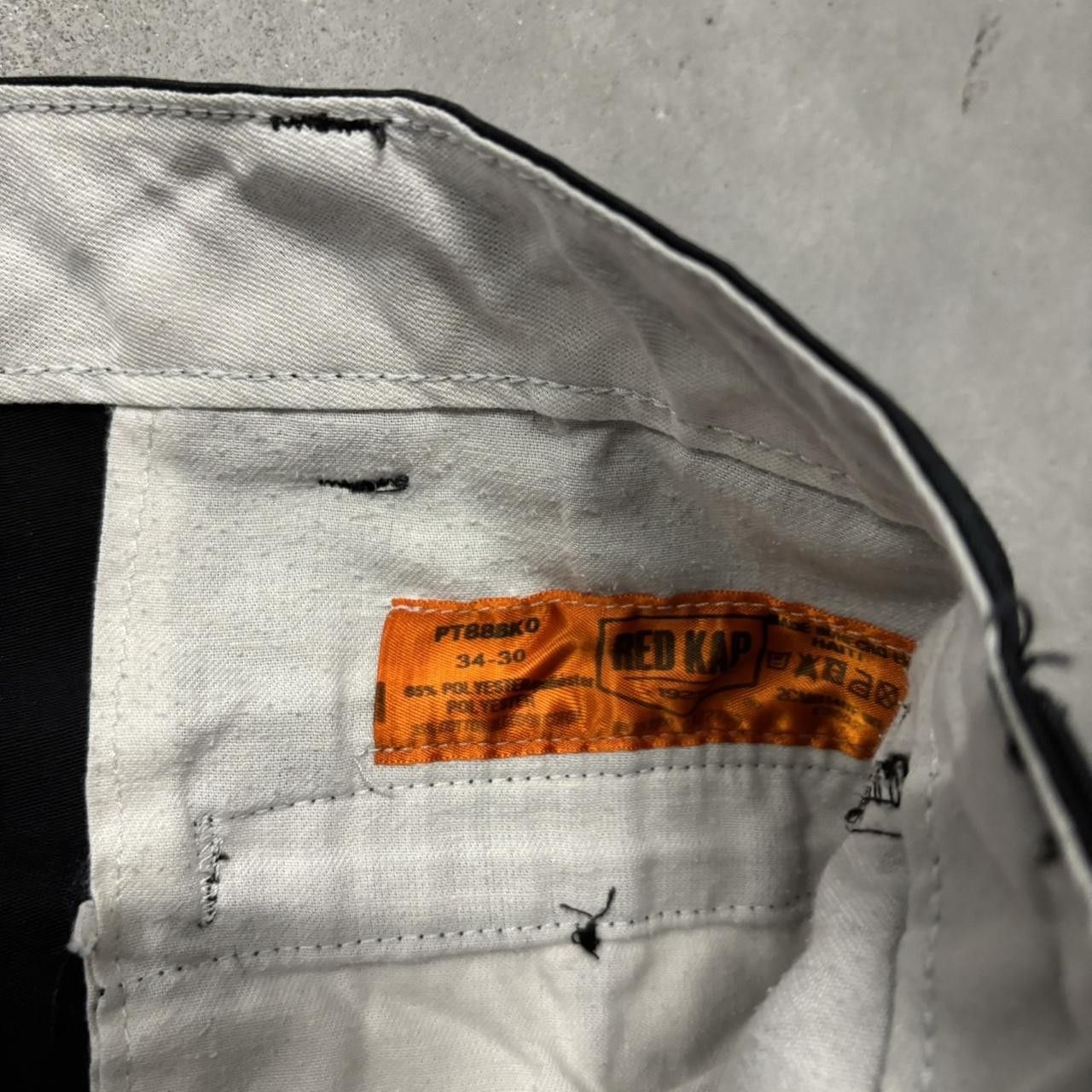 Japanese Brand × Vintage Crazy Vintage Y2K/2000s Grunge Solid Black Skater Essential Sweatpants! Size US 34 / EU 50 - 8 Thumbnail