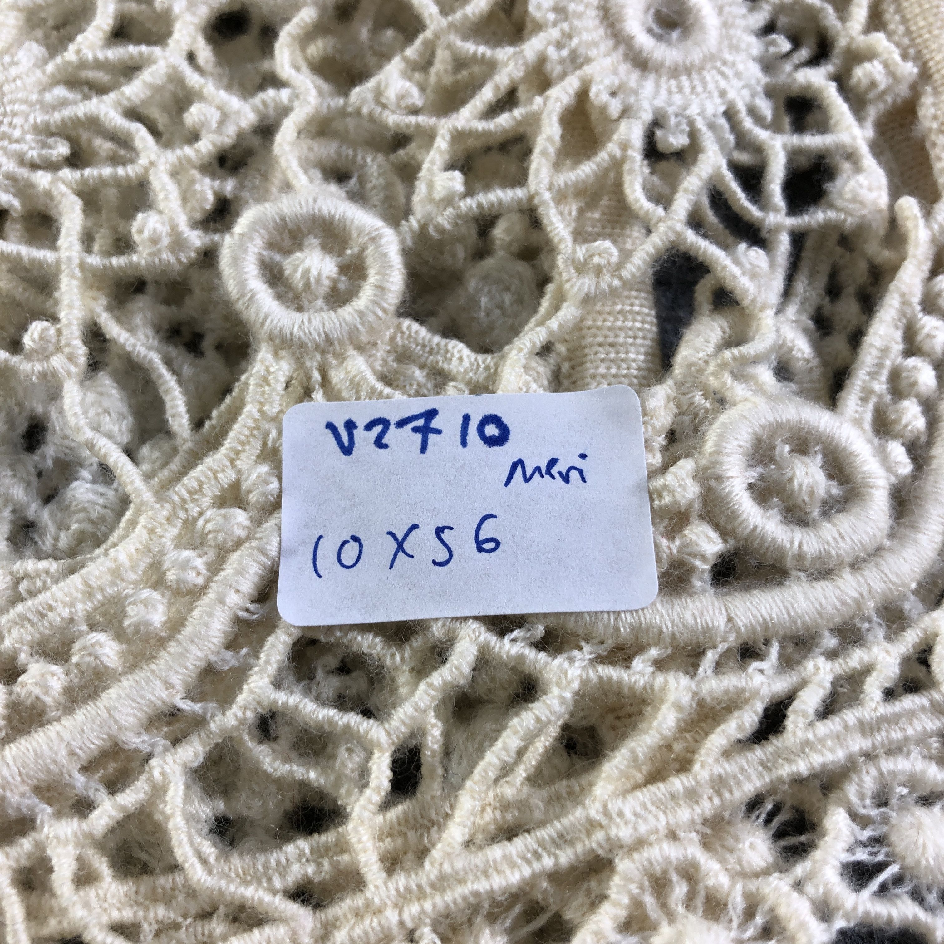 Vintage Sergio Donati Laces Merino Scarf Muffler V2710 Size ONE SIZE - 9 Thumbnail