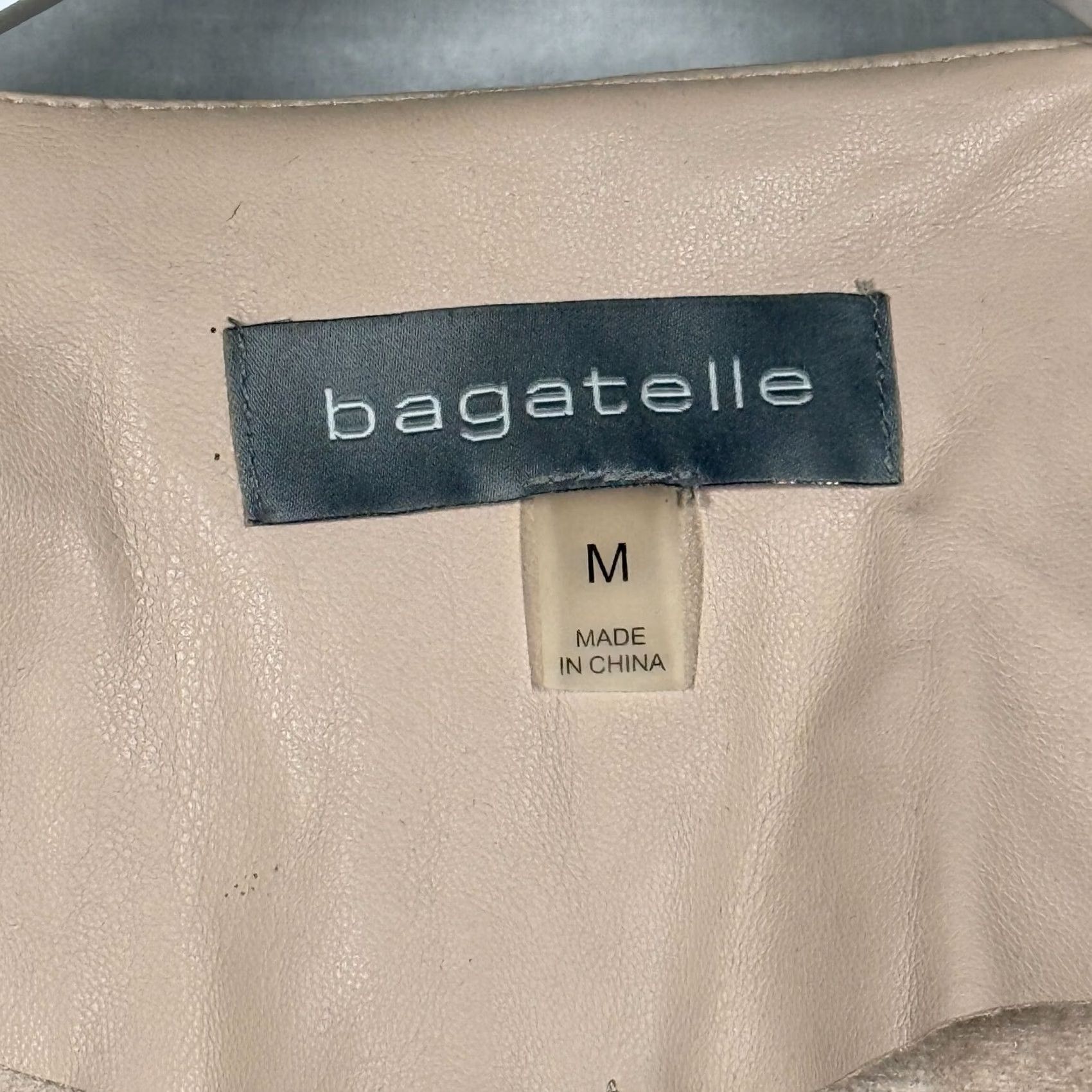 Vintage Bagatelle Jacket Womens Medium Beige Waterfall Draped Chic Casual Business Work Jacket Size M / US 6-8 / IT 42-44 - 5 Thumbnail