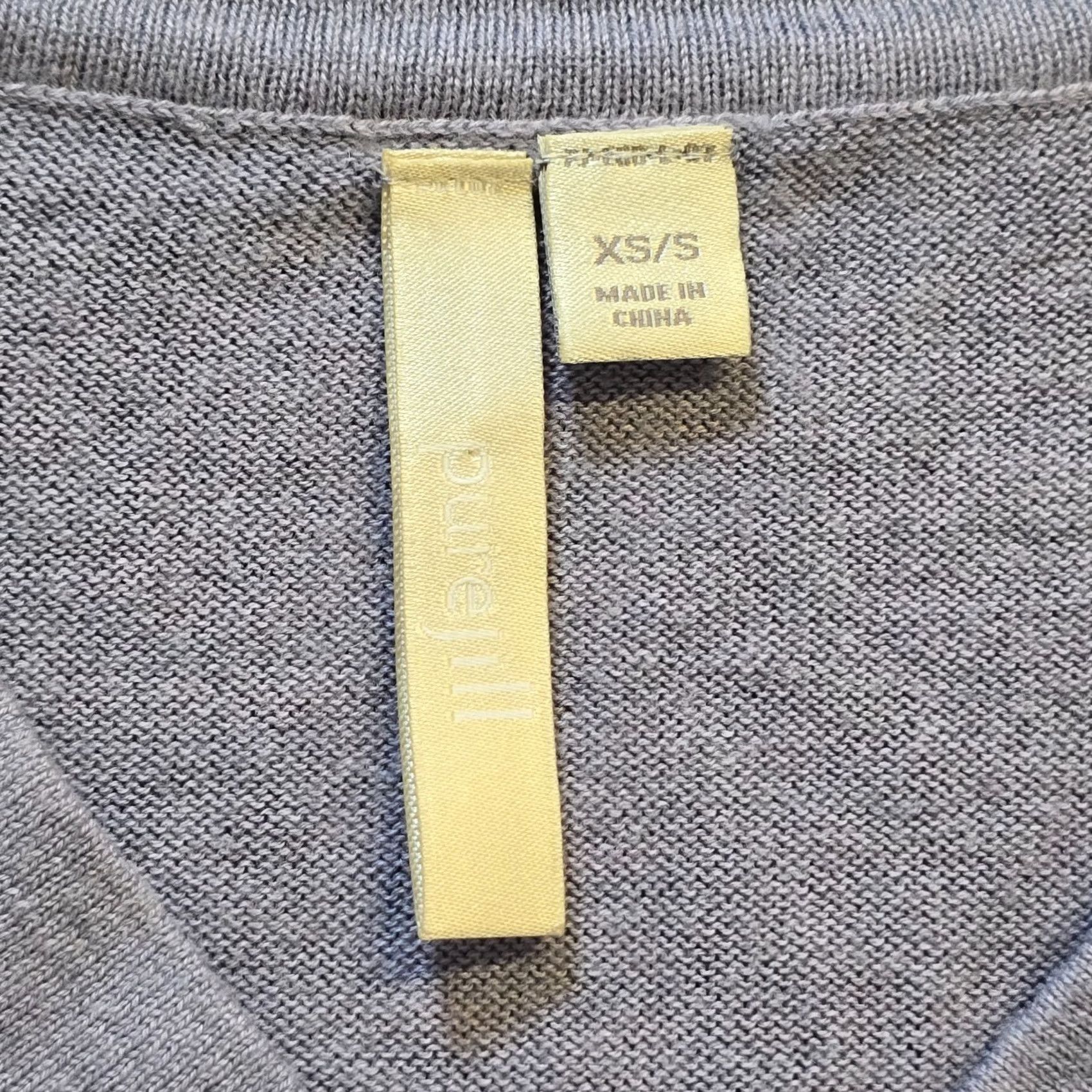J. Jill J Jill Sweater Shirt Womens Size S Purple Bamboo Wool Silk V-Neck Oversized Casual Size S / US 4 / IT 40 - 4 Thumbnail