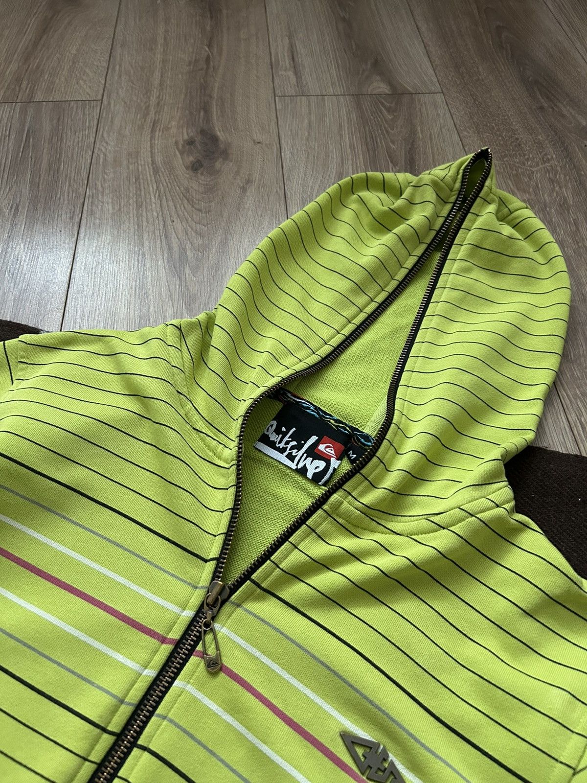 Quicksilver × Vintage Vintage Quicksilver full-zip hoodies mens skate og Size US M / EU 48-50 / 2 - 2 Thumbnail