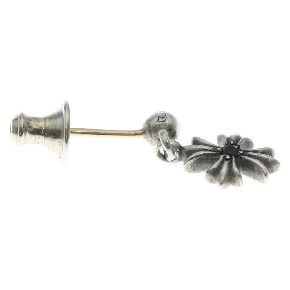 Chrome Hearts Chrome Hearts Ruby Tiny CH Cross Drop Earring Size ONE SIZE - 4 Thumbnail
