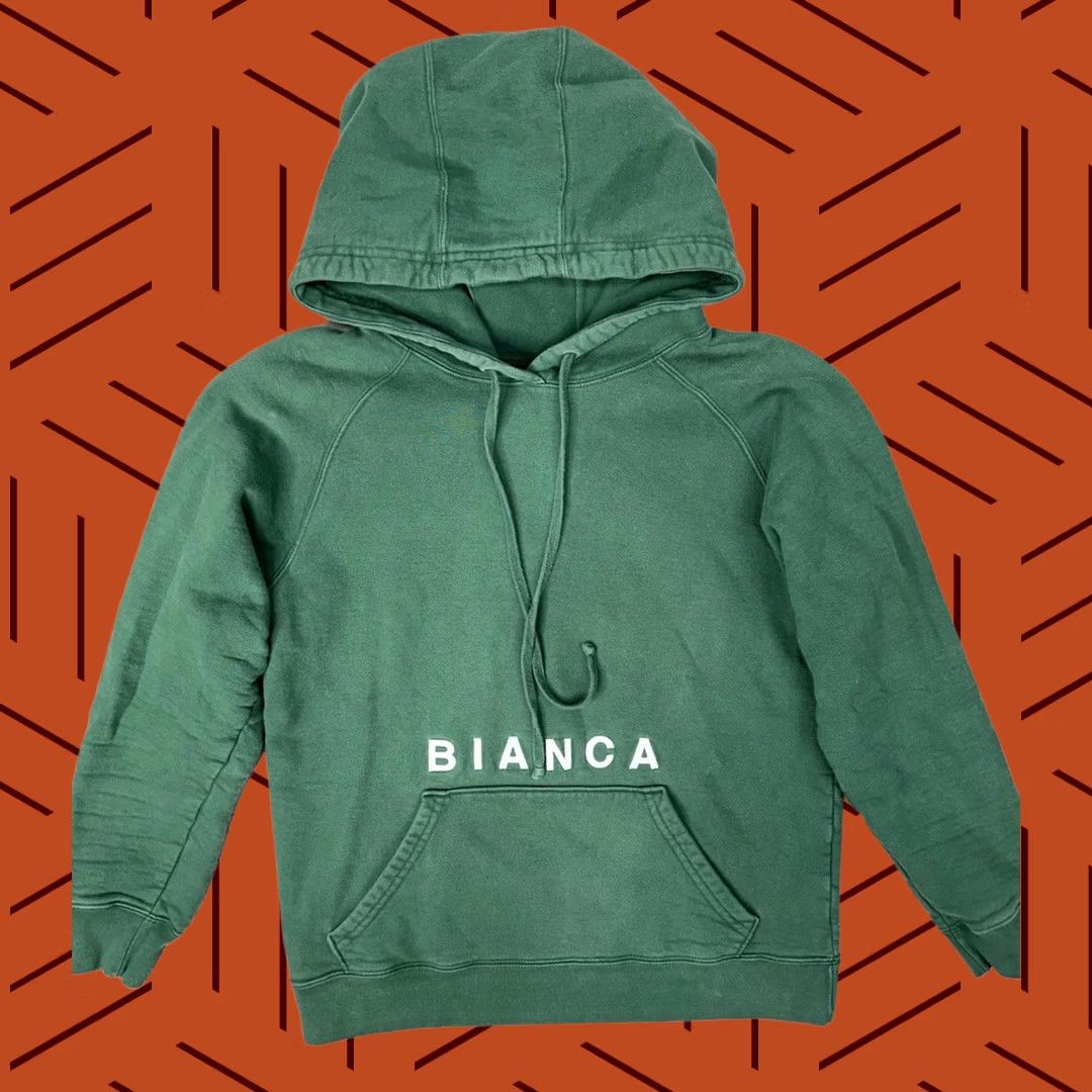 BIANCA CHANDON Bianca Chandon Logo Spellout Print Green Hoodie Men’s S Size US S / EU 44-46 / 1 - 1 Thumbnail