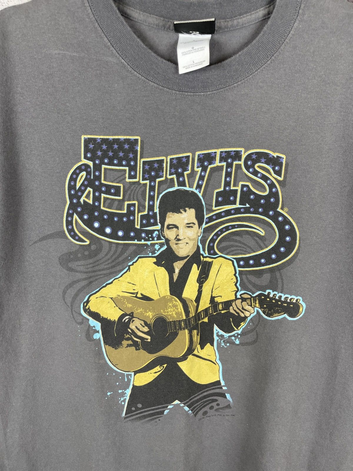 Band Tees Elvis Presley Liquid Blue Vintage y2k big logo tee shirt Size US L / EU 52-54 / 3 - 3 Thumbnail