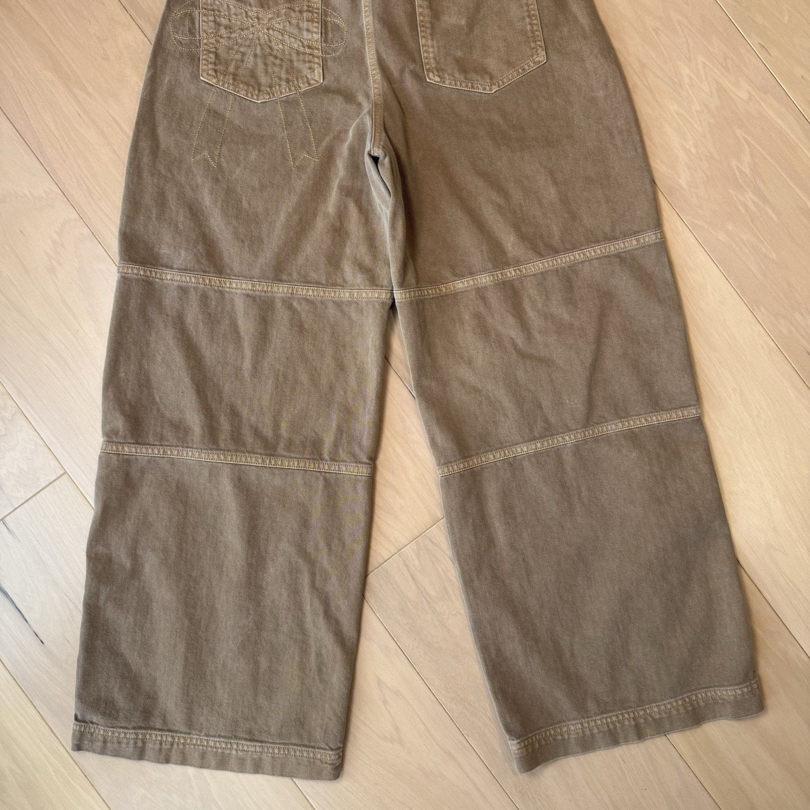 Gap Gap Sandy Liang Low Rise Utility Pants Women's 10 Tan Size 32" / US 10 / IT 46 - 10 Thumbnail