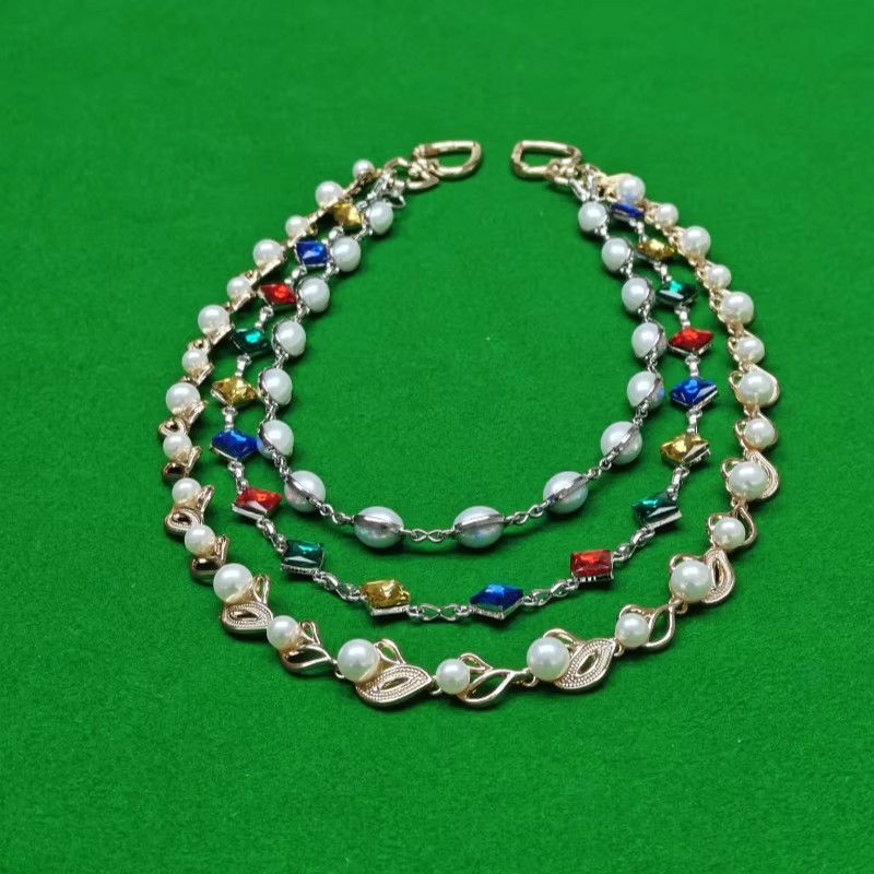 Jewelry Petal Multicolored Pearl Waist Pants Chain Fashionable Size ONE SIZE - 4 Thumbnail