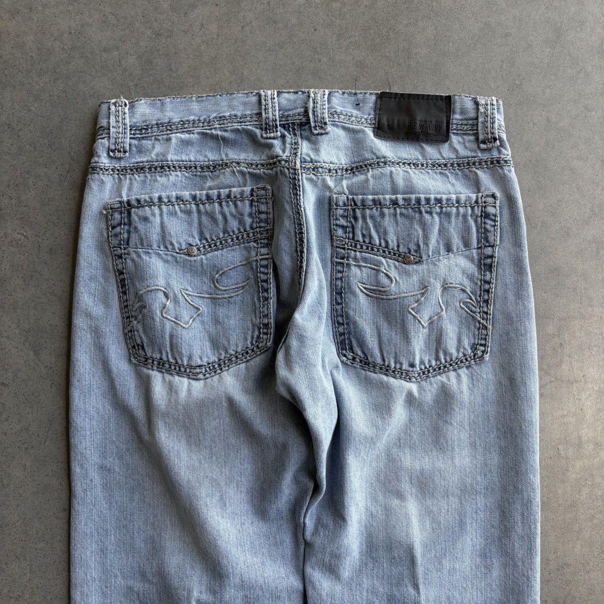 Southpole Vintage Y2K Reward Jeans Baggy Wide Leg Skater Style Wash Size US 32 / EU 48 - 2 Thumbnail