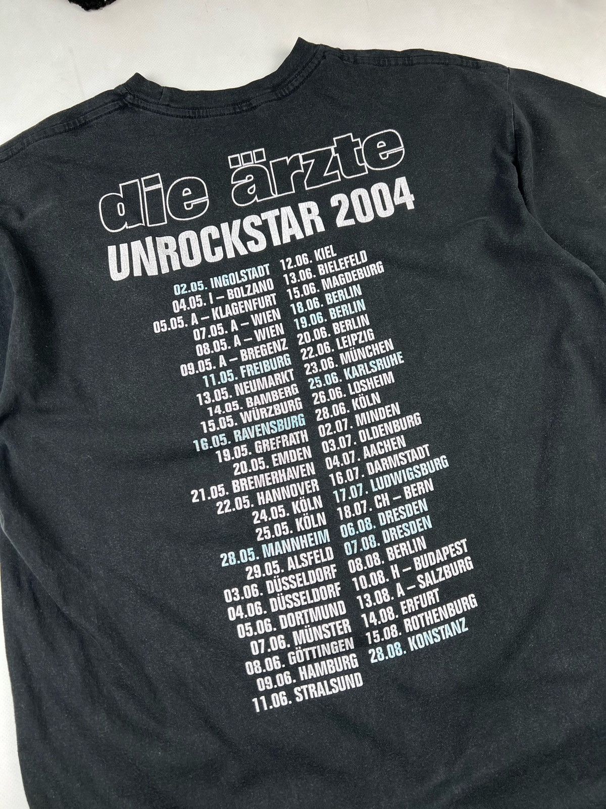 Band Tees × Vintage Vintage Die Arzte Tour T-shirt Size US L / EU 52-54 / 3 - 6 Thumbnail
