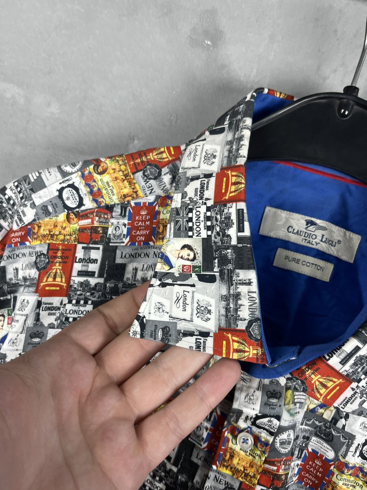 Other Claudio lugli London button shirt Size US XL / EU 56 / 4 - 6 Thumbnail
