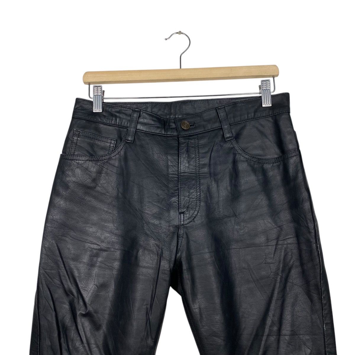 Leather Vintage Leather flare pant Size US 30 / EU 46 - 2 Thumbnail