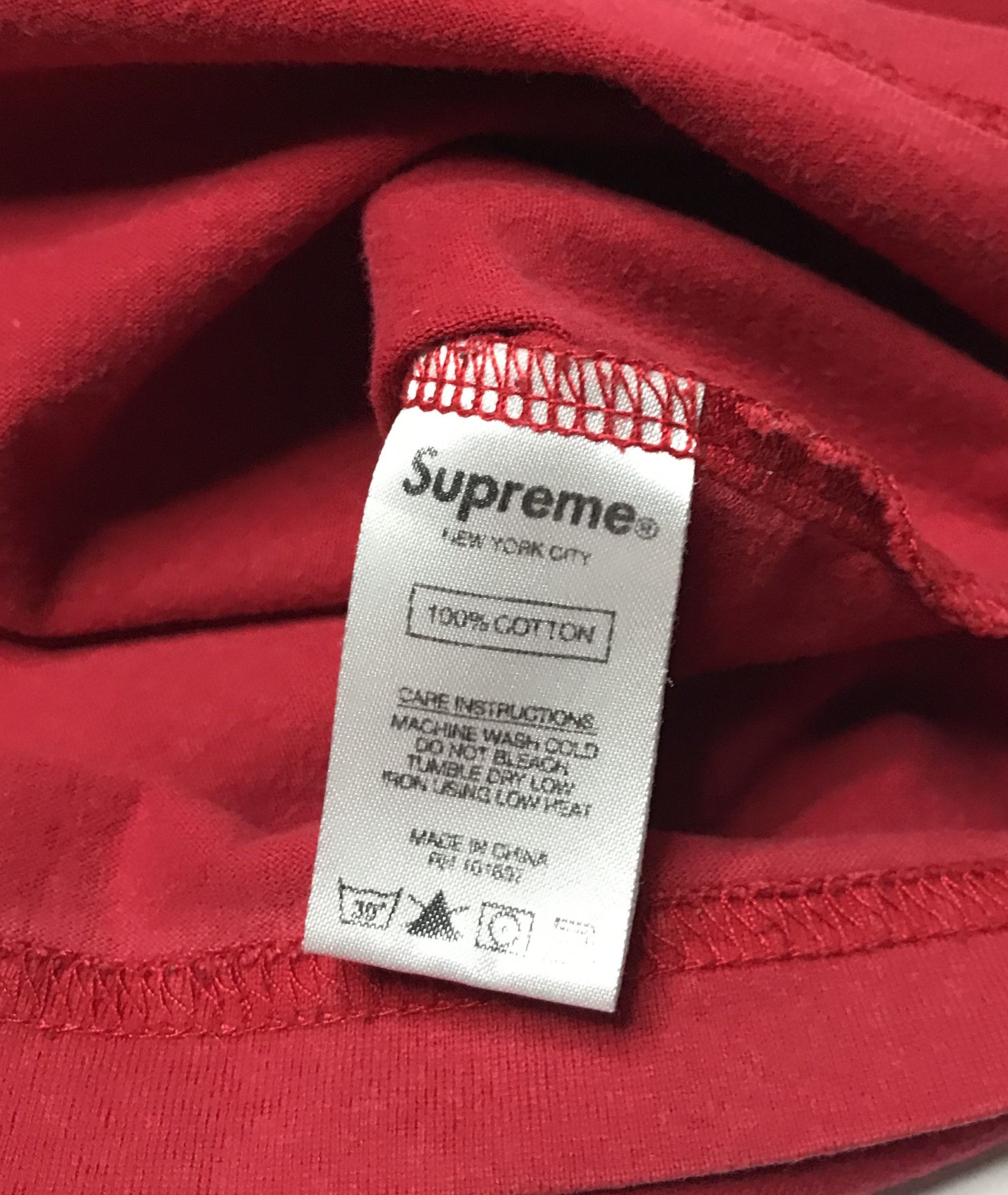 Supreme Supreme International Tee Red Size M Spring/Summer 2020 Size US M / EU 48-50 / 2 - 7 Thumbnail