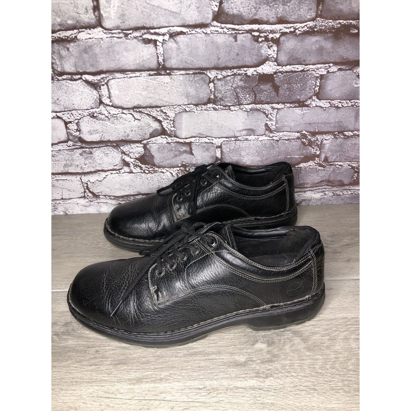 Timberland Timberland Black Leather BSFP Support Casual Oxfords Shoes M Size US 12 / EU 45 - 18 Thumbnail