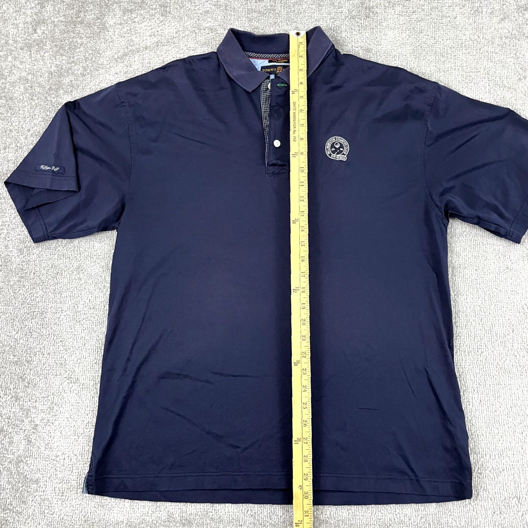 Tommy Hilfiger Tommy Hilfiger Polo Shirt Men's Large Blue Casual Classic Retro Cotton Golf Tennis Sports Size US L / EU 52-54 / 3 - 5 Thumbnail