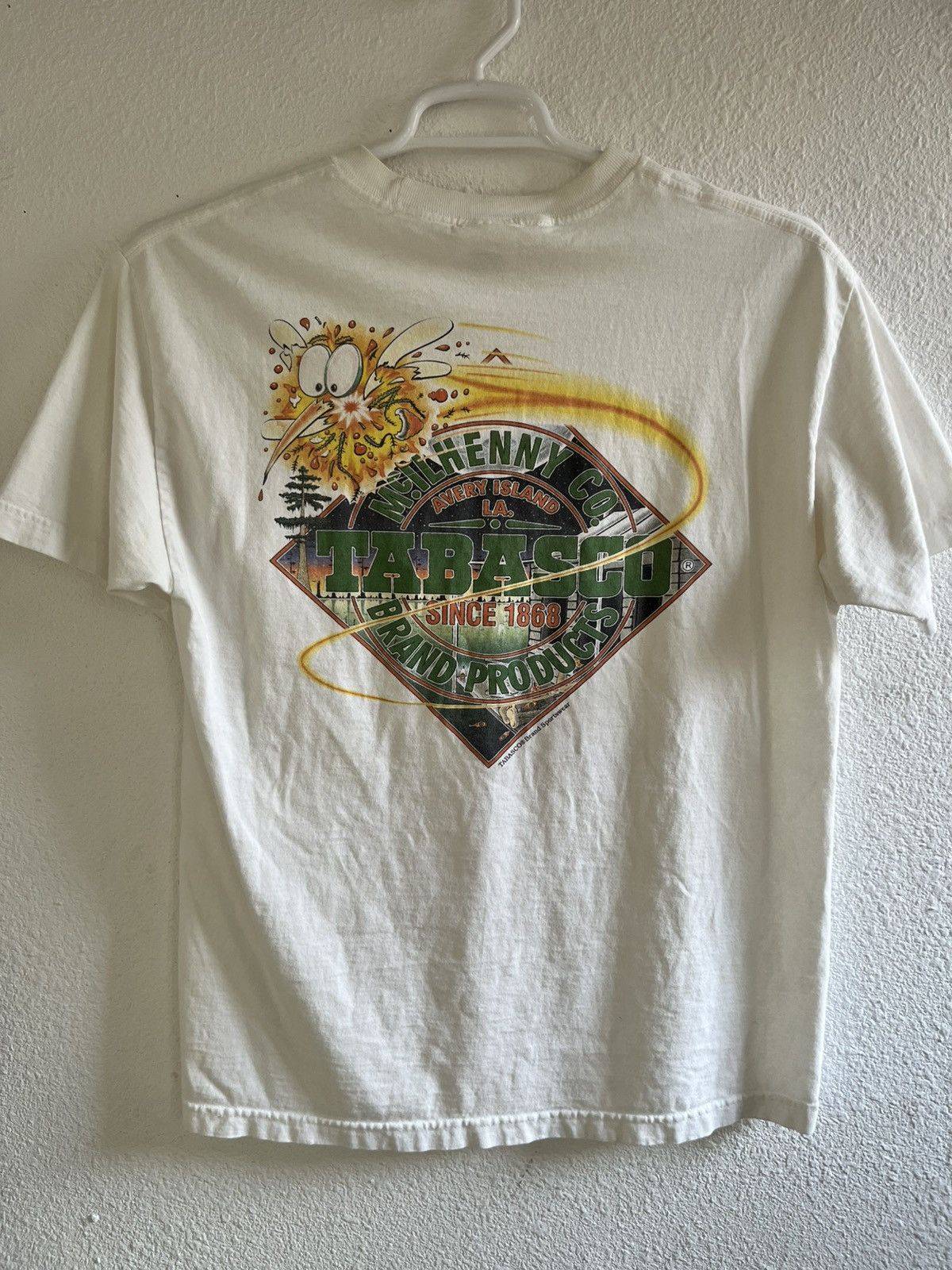 Tabasco Tabasco white t-shirt Size US L / EU 52-54 / 3 - 3 Thumbnail