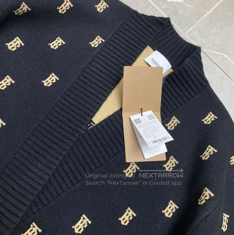 Burberry Burberry Black Wool Blend Cardigan. Size XS / US 0-2 / IT 36-38 - 2 Thumbnail