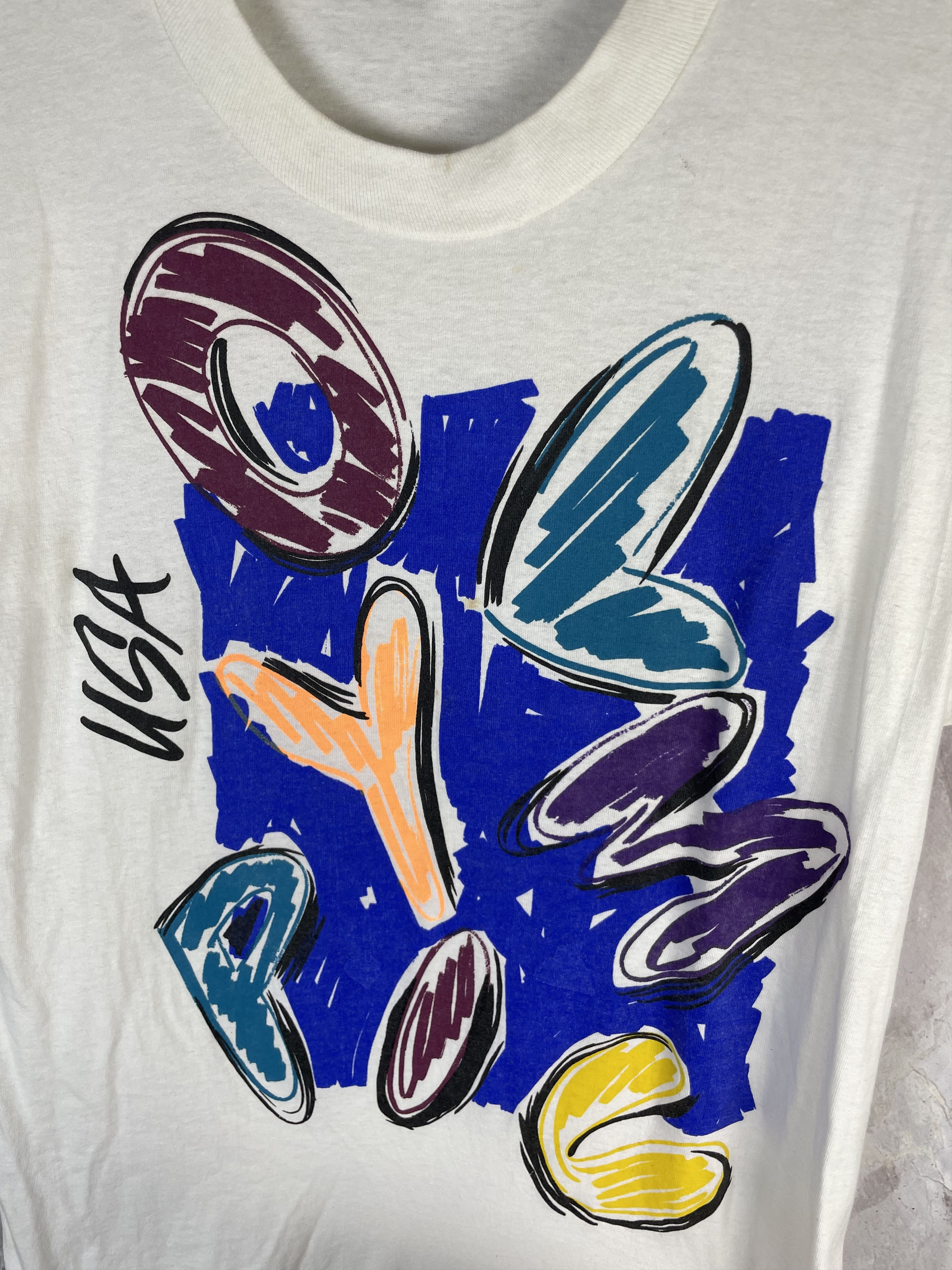 USA Olympics Vintage Olympic Games Big logo rare tee 90s Size US M / EU 48-50 / 2 - 3 Thumbnail