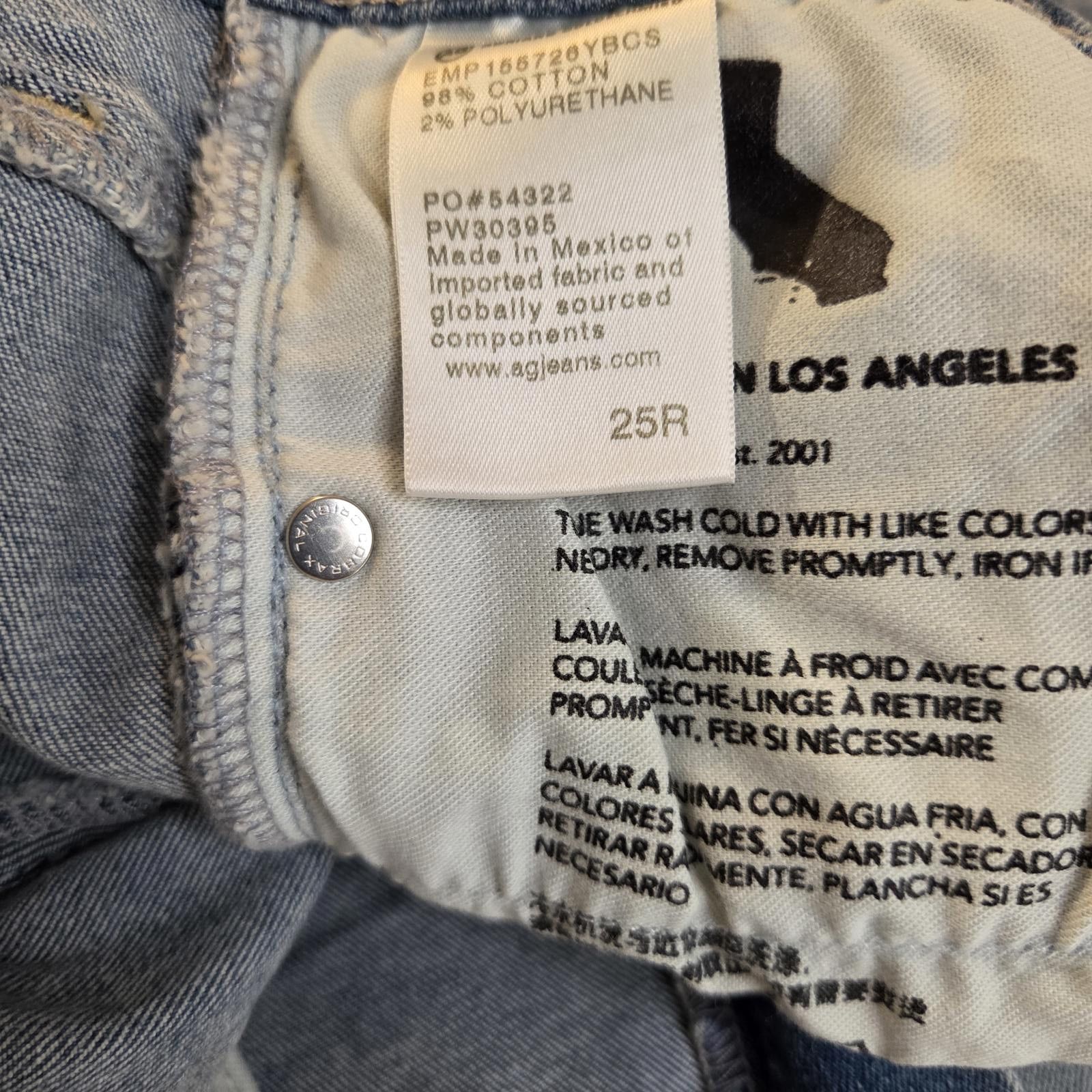AG Adriano Goldschmied AG Jeans Prima Crop Jeans - 25R Size 25" / US 0 / IT 36 - 8 Thumbnail