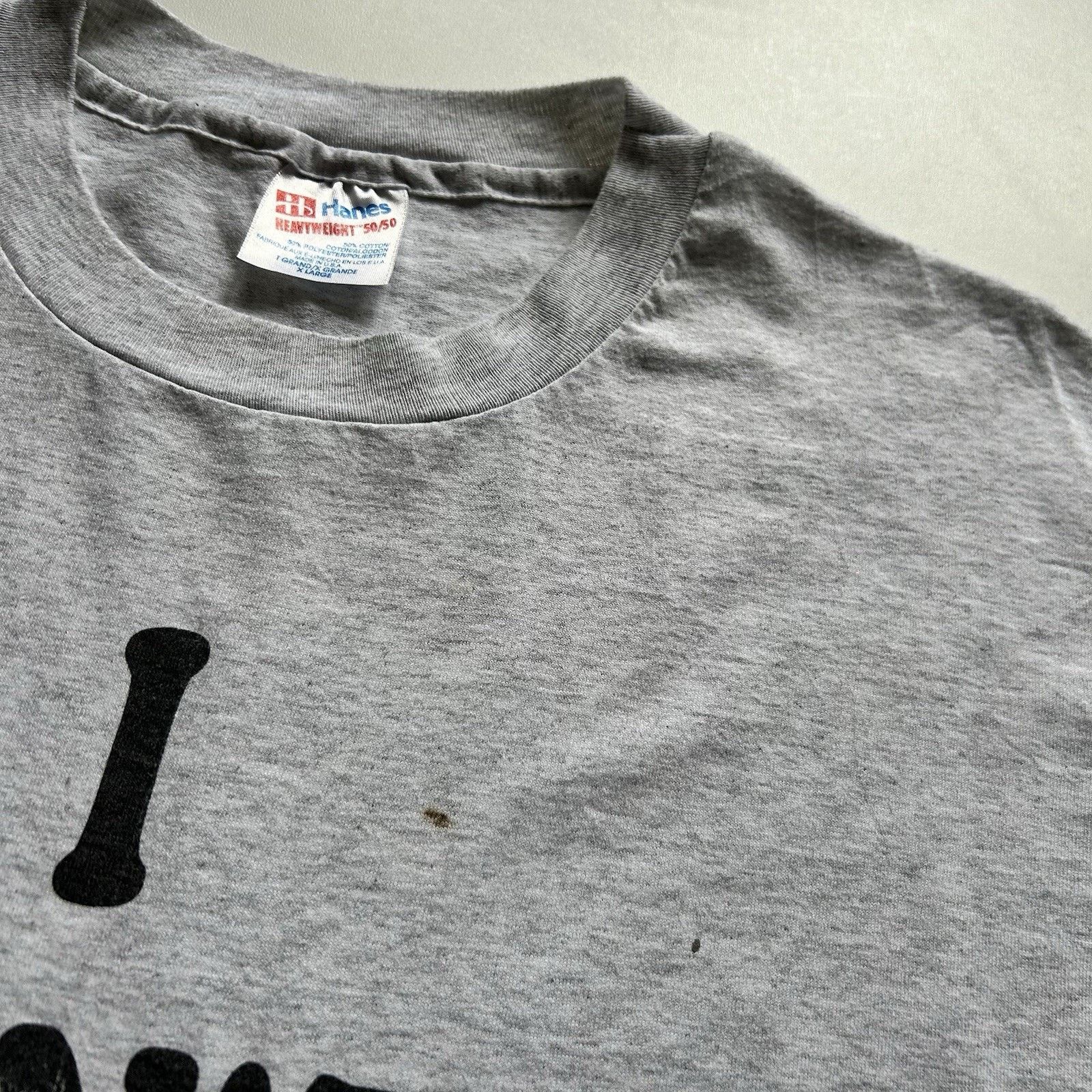 Hanes Vintage I Cant Breathe T Shirt XL Hanes No Justice No Peace Size US XL / EU 56 / 4 - 4 Thumbnail