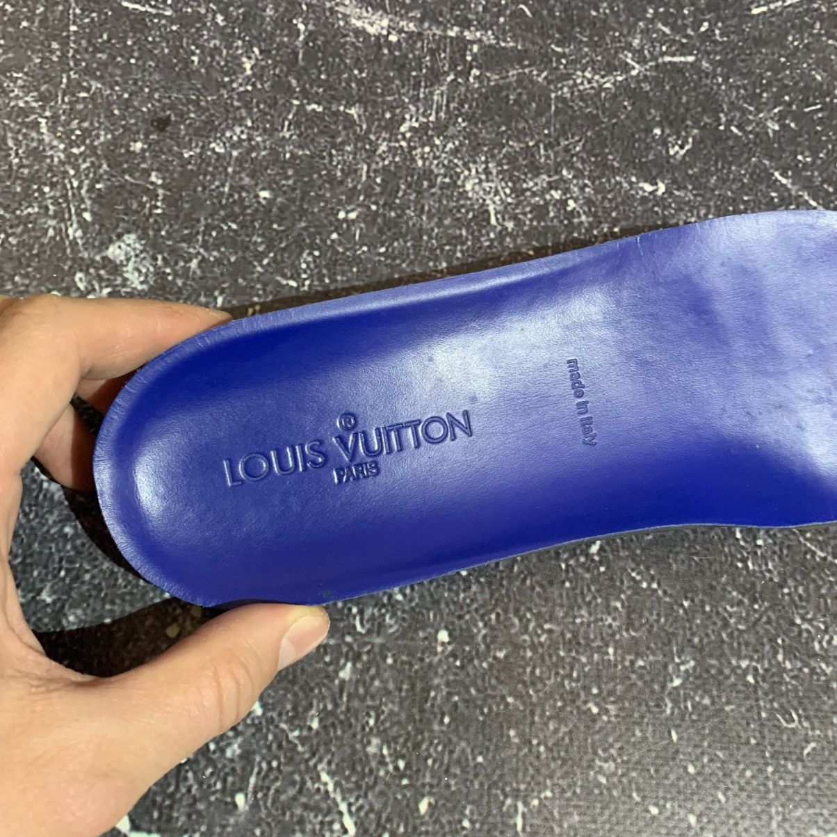 Louis Vuitton Louis Vuitton Blue Nubuck Leather Sneakers Size 8.5 Size US 8.5 / EU 41-42 - 18 Thumbnail
