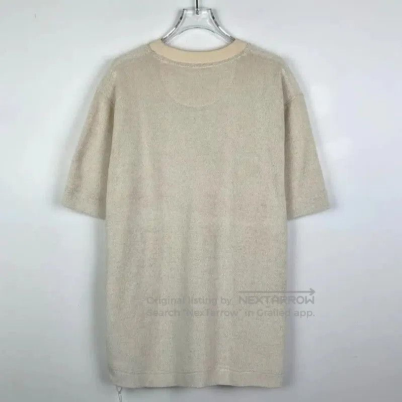 Fendi Fendi Beige Cotton Letter Print Short Sleeve T-Shirt . Size US M / EU 48-50 / 2 - 2 Thumbnail