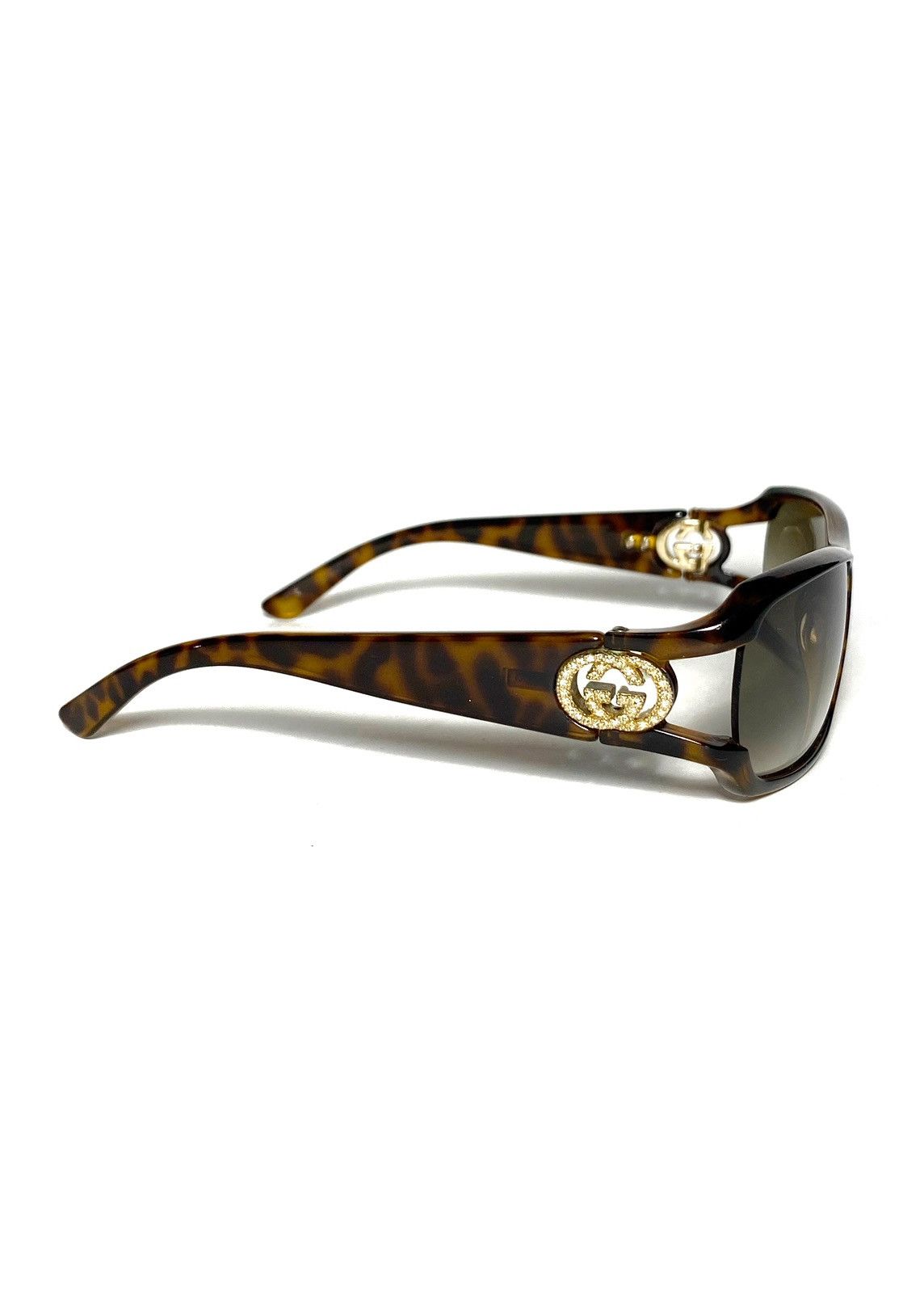 Gucci Diamonds Logo GG Vintage Gucci Sunglasses Size ONE SIZE - 6 Thumbnail