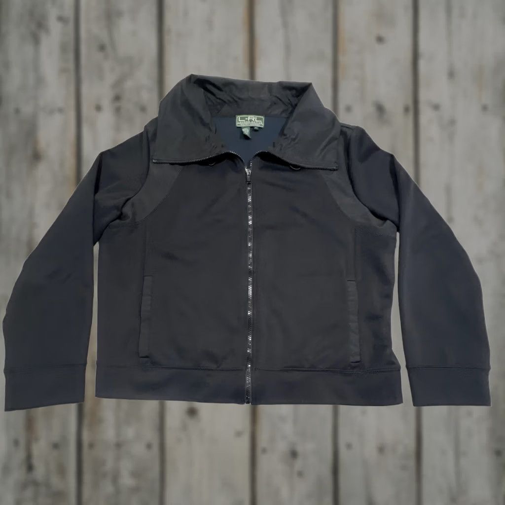 Ralph Lauren VINTAGE? No. Ralph Lauren LRL Active Jacket Black Women's XL Regular Full Zip Lightweight Pockets Logo Designer Shirt? Size XL / US 12-14 / IT 48-50 - 1 Thumbnail