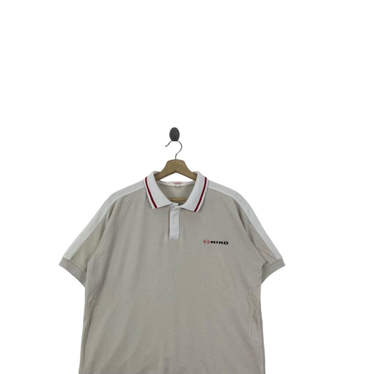 Vintage Vintage HINO MOTORS AUTOMOTIVE Racing Team Polo Tee Shirt Size US L / EU 52-54 / 3 - 2 Thumbnail