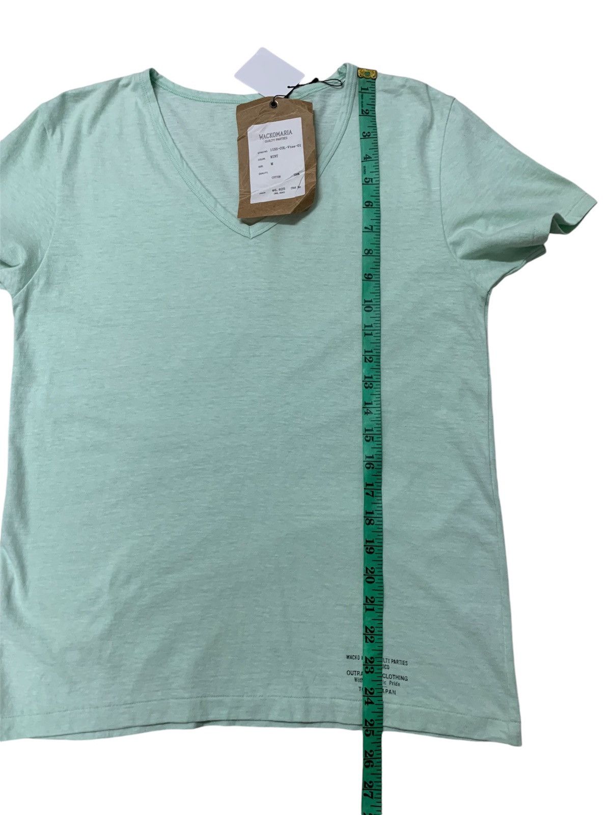 Japanese Brand × Wacko Maria Wako maria plain v neck tshirt Size US M / EU 48-50 / 2 - 7 Thumbnail