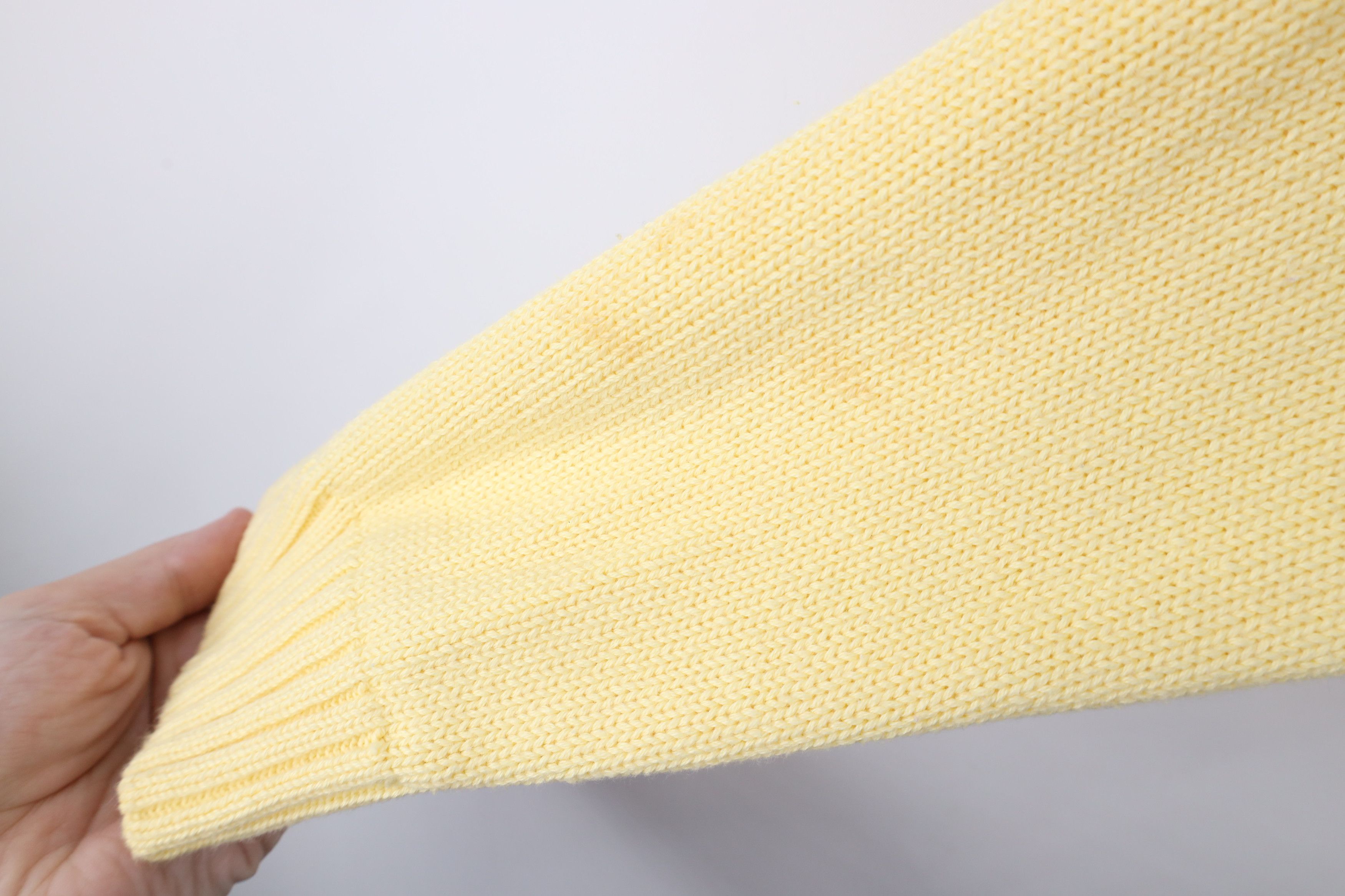 Vintage Vintage 90s Streetwear Cotton Cable Knit Crewneck Sweater Size US L / EU 52-54 / 3 - 7 Thumbnail
