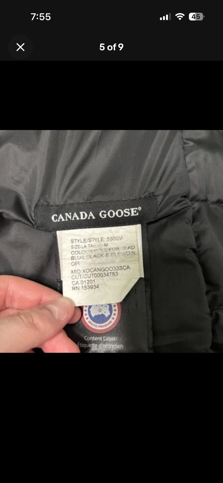 Canada Goose mens canada goose Hybridge jacket Sz M Pre-owned Size US M / EU 48-50 / 2 - 5 Thumbnail